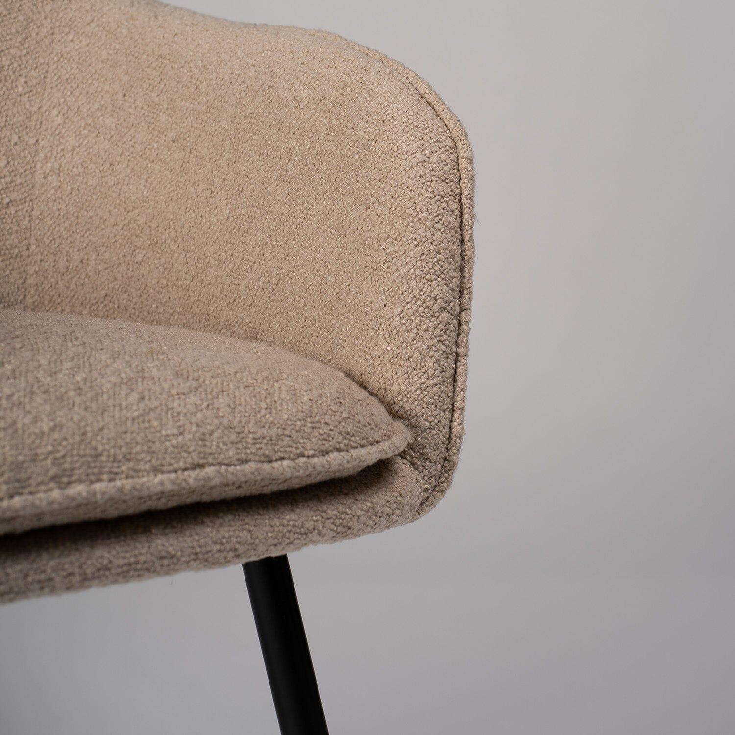Outlet - Dolly Boucle Dining Chair - Image 5