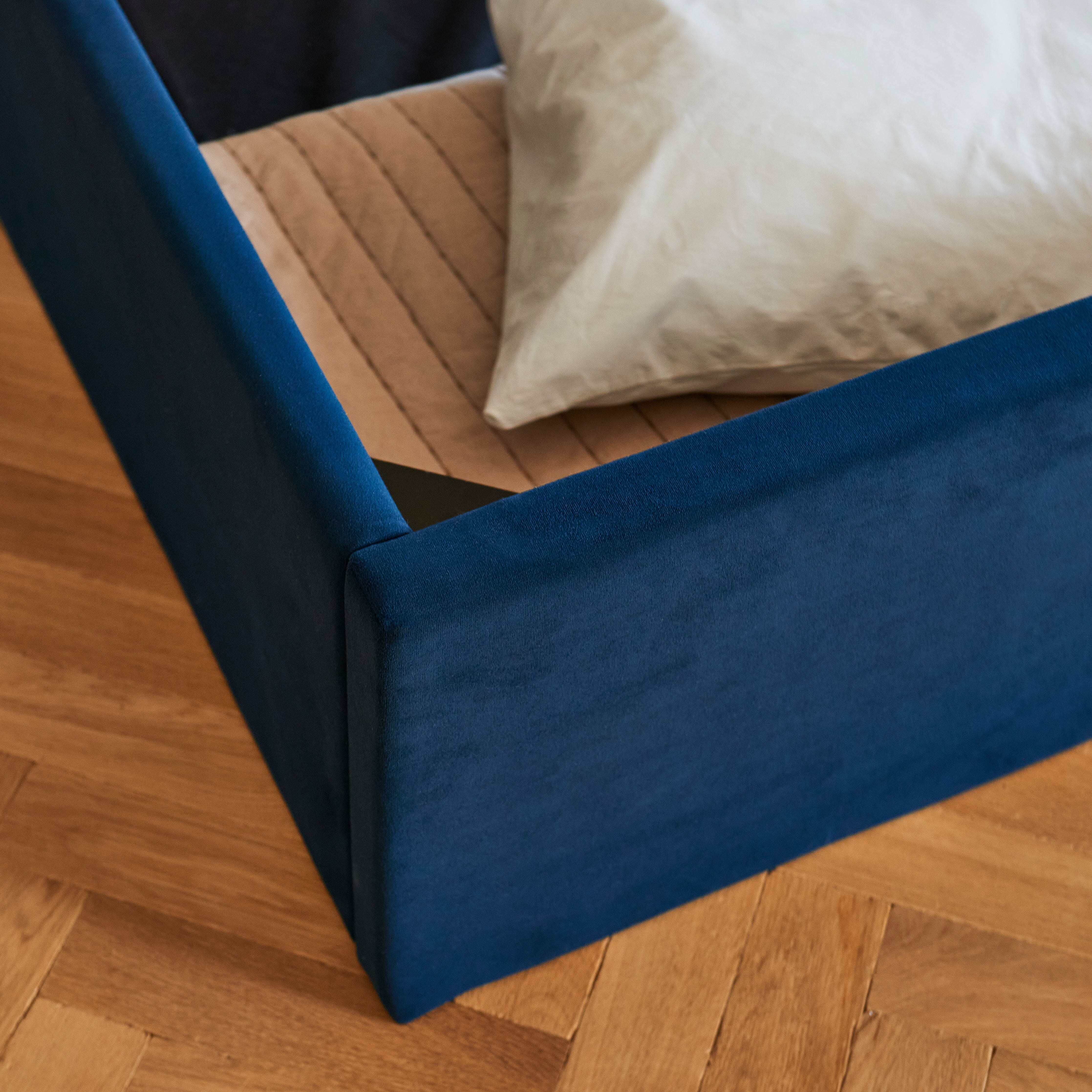 Alice Double Ottoman Bed - Ink - Image 8