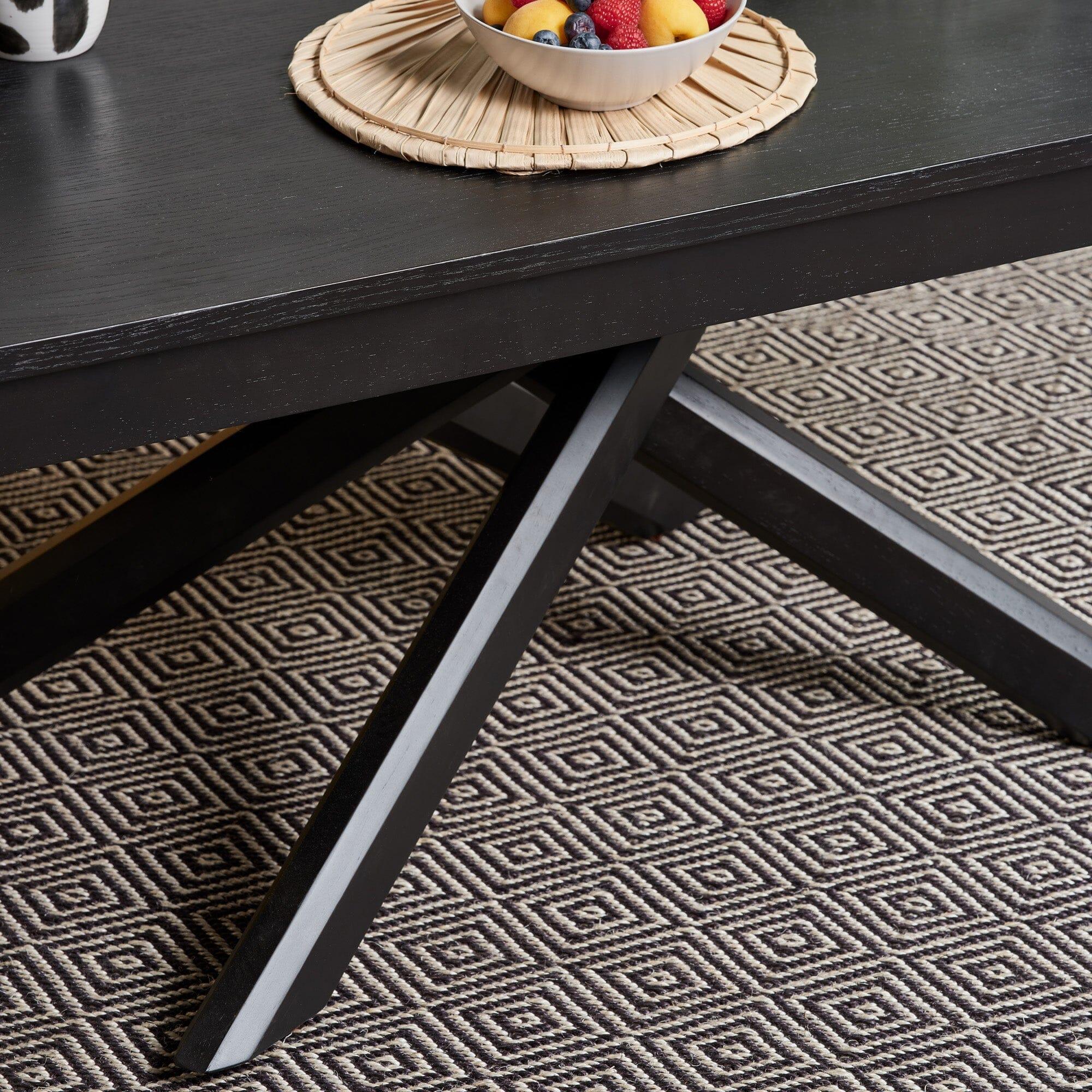 Outlet - Amelia Black Wood Coffee Table - Image 4