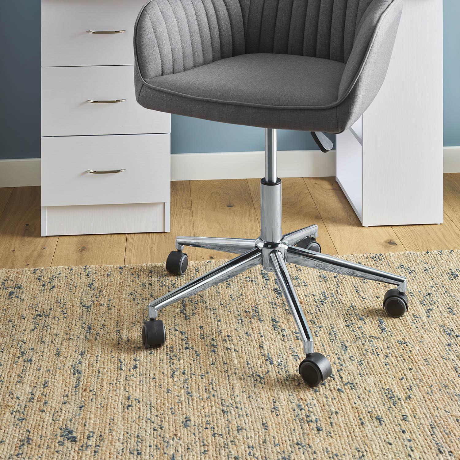 Outlet – Anna swivel office chair - grey - Image 3