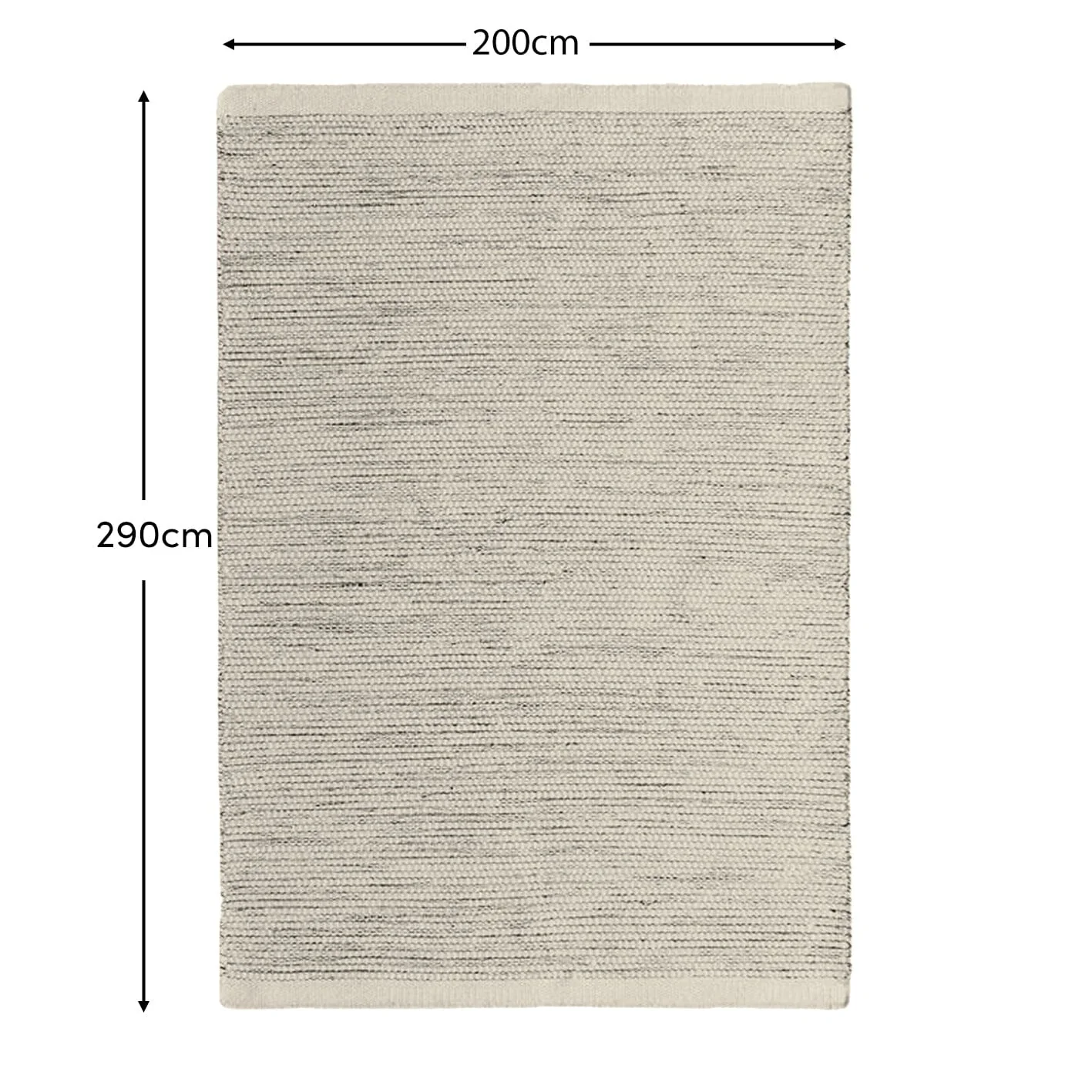 Outlet - Atcham Clay Marl Wool with Cotton Rug - 200x290cm - Image 8