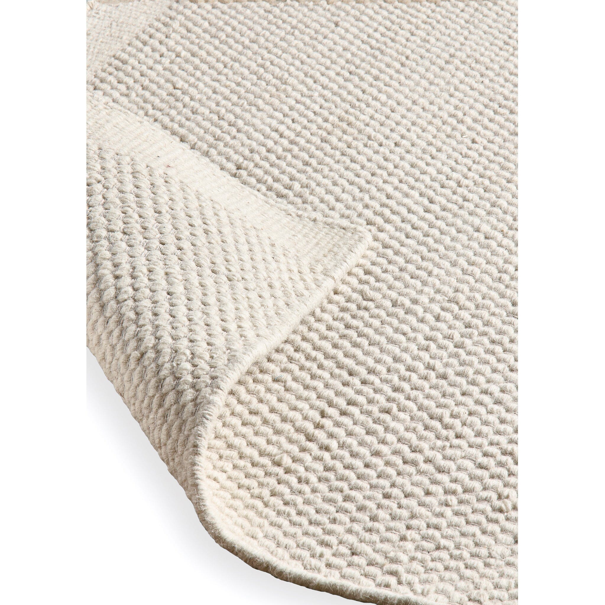 Outlet - Atcham Clay/Natural Pebble Wool & Cotton Rug - 120 x 170cm - Image 10