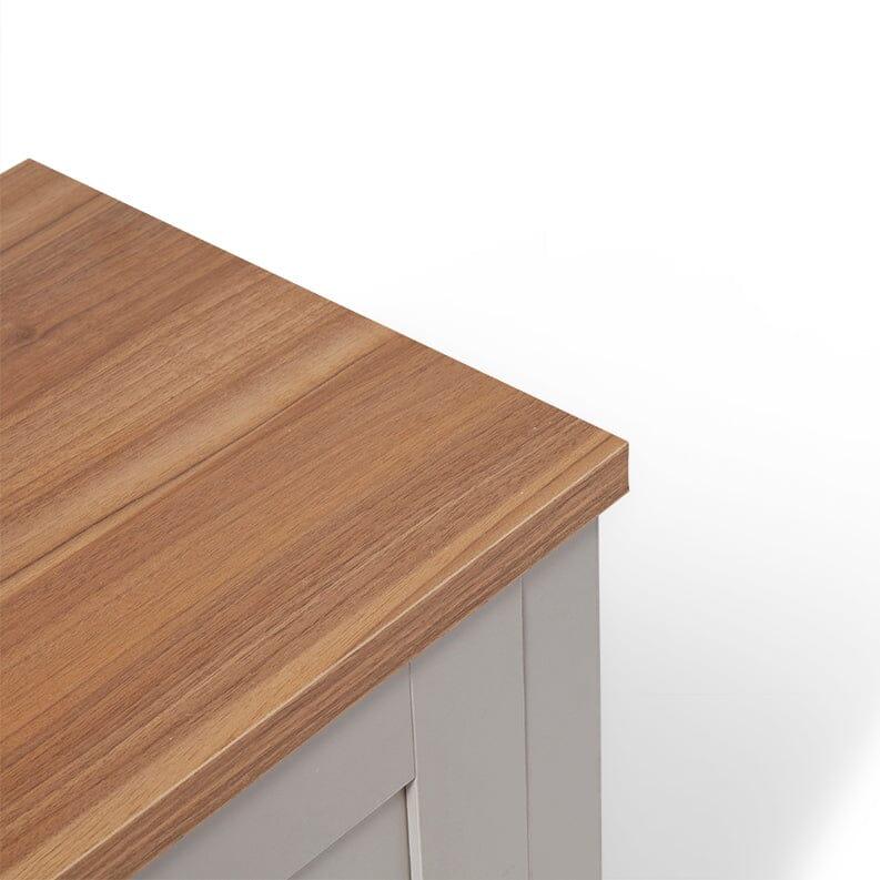 Bampton Grey Dressing Table with Drawers - Image 5