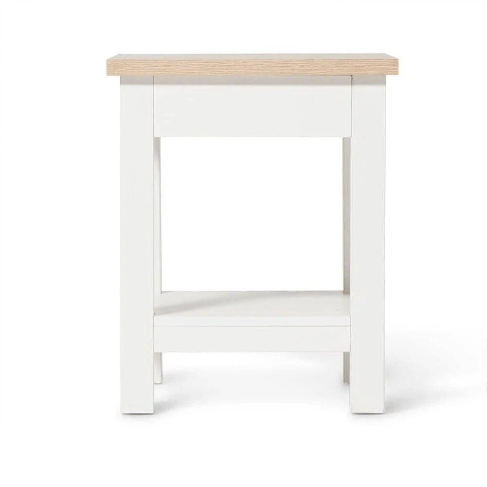 Outlet - Bampton Side Table - Alabaster White - Image 6