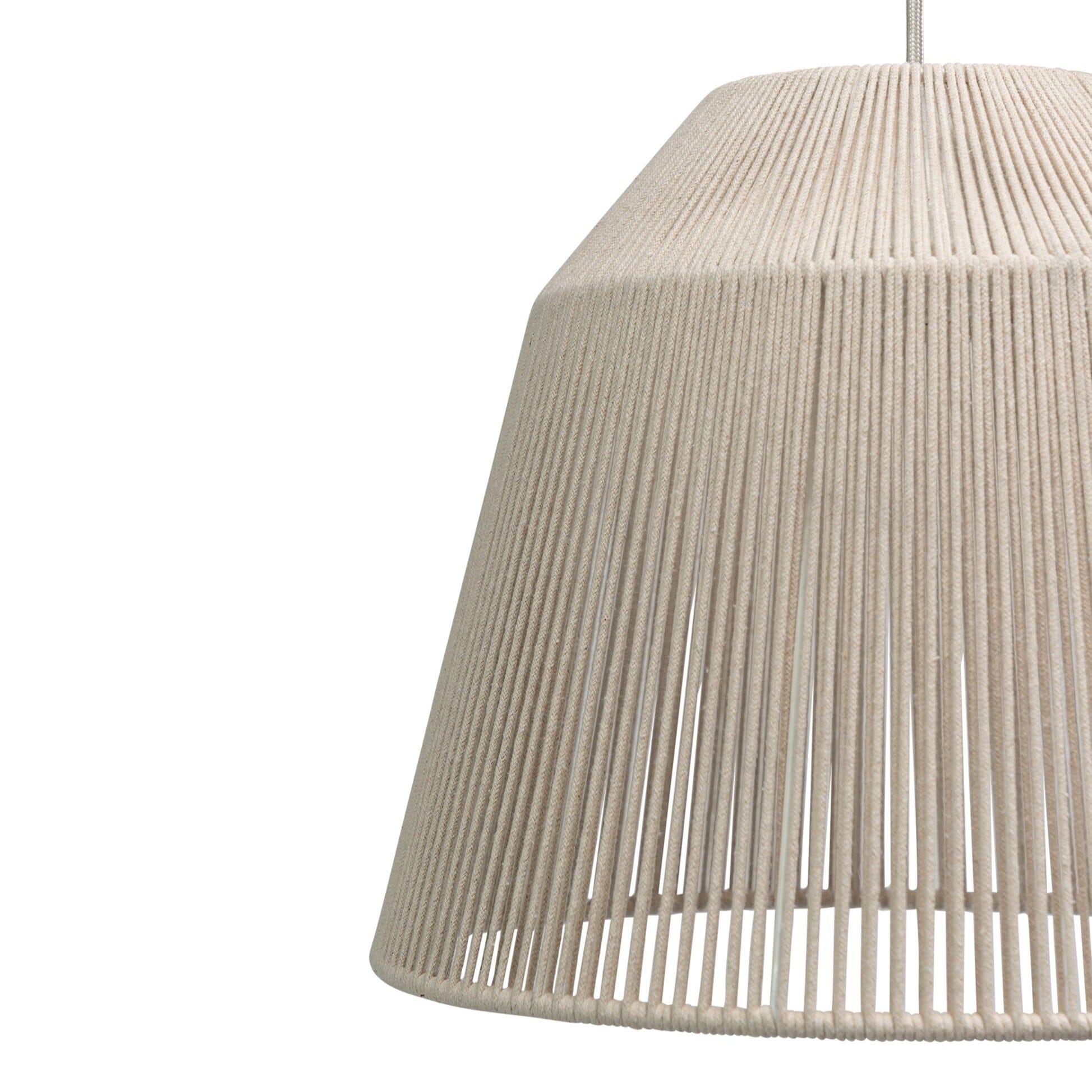 Outlet - Bari White Cotton String Pendant - Image 7