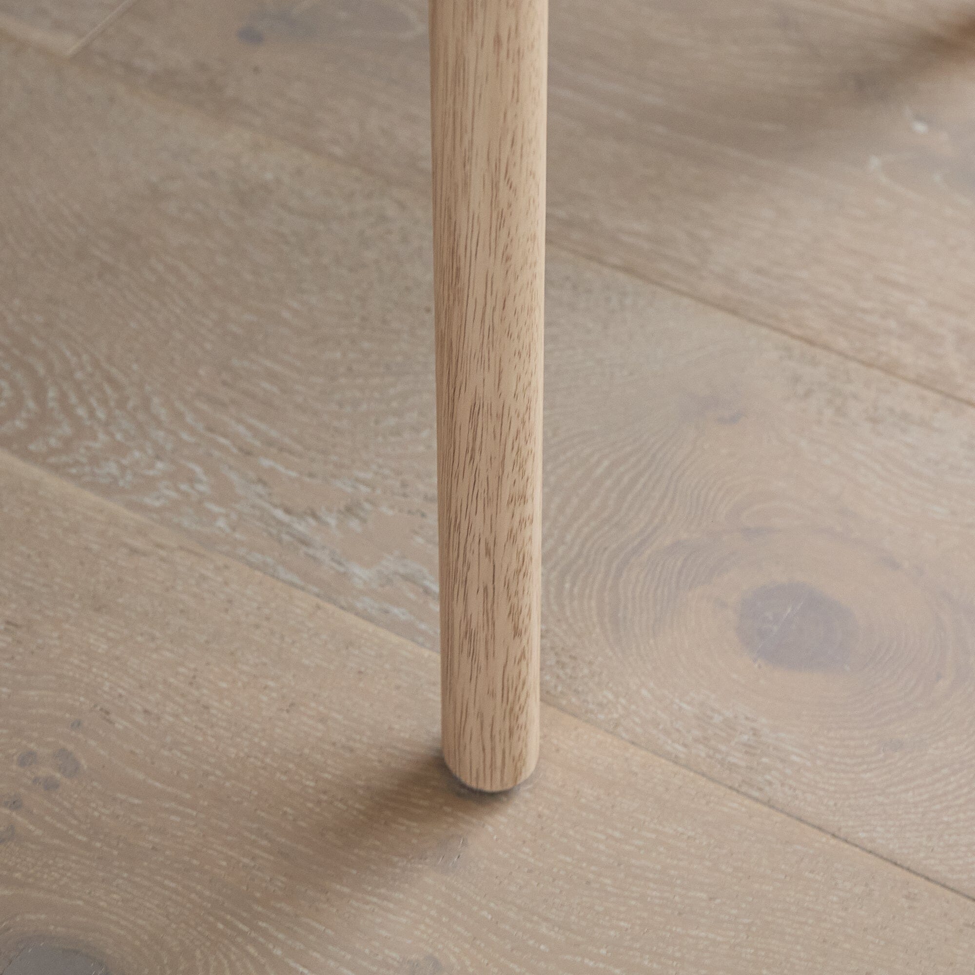 Bella Soft Beige Dining Chairs - Set of 2 - Whitewash Oak Legs - Image 6