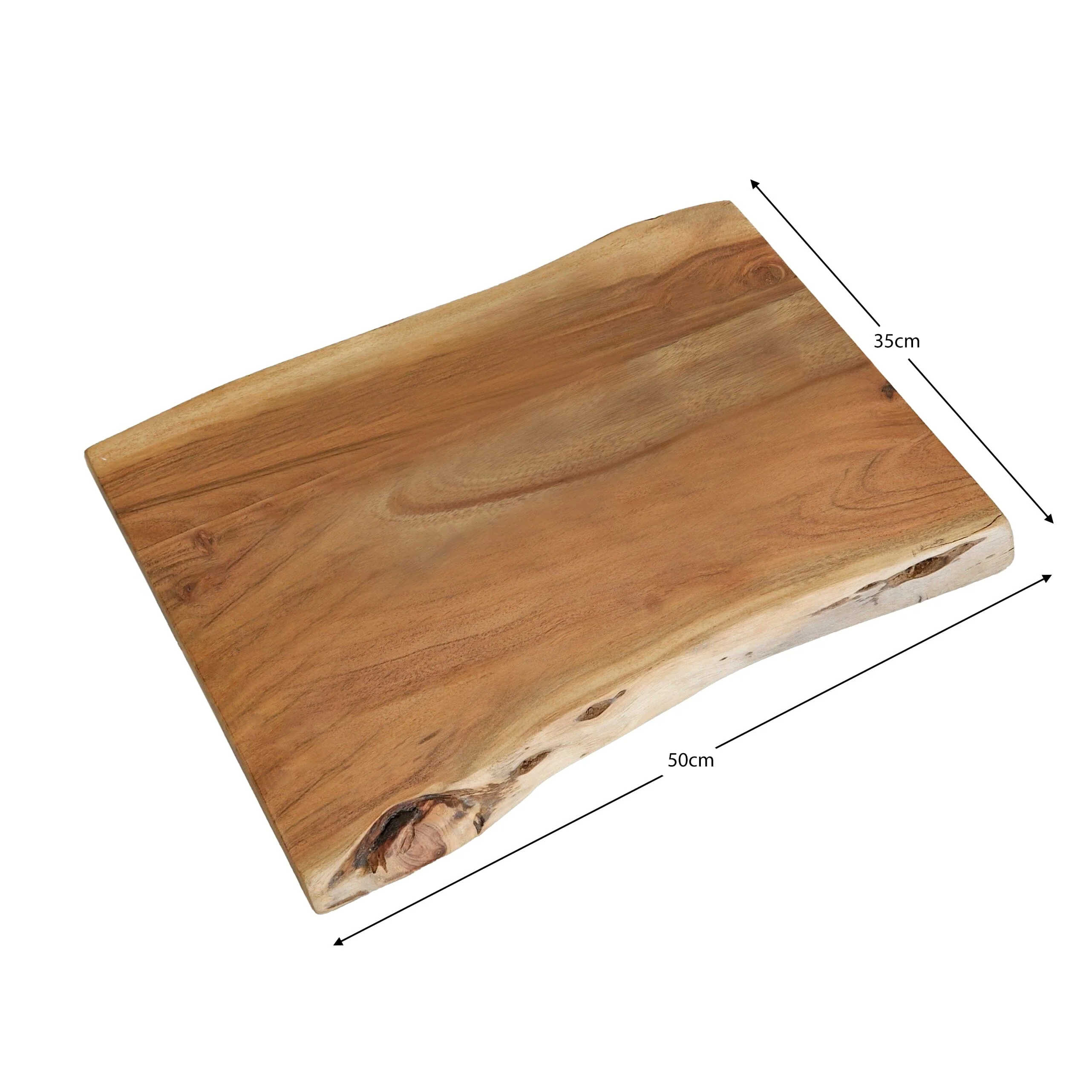 Bosco 50x35cm Wooden Serving Board - Natural - Image 5