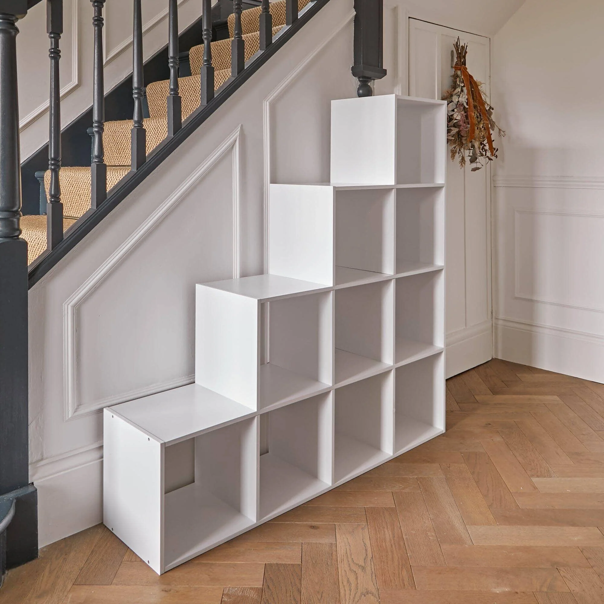 Outlet -10 Cube Storage Shelf Unit White - Image 4