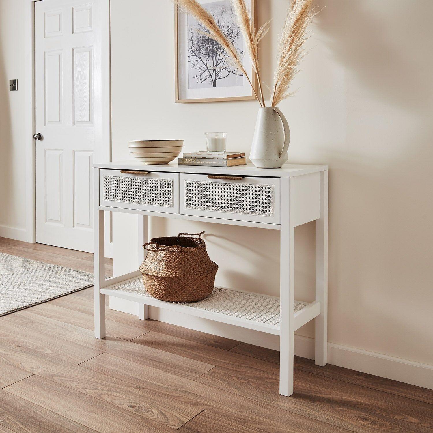 Outlet - Charlie Console Table - White - Image 2