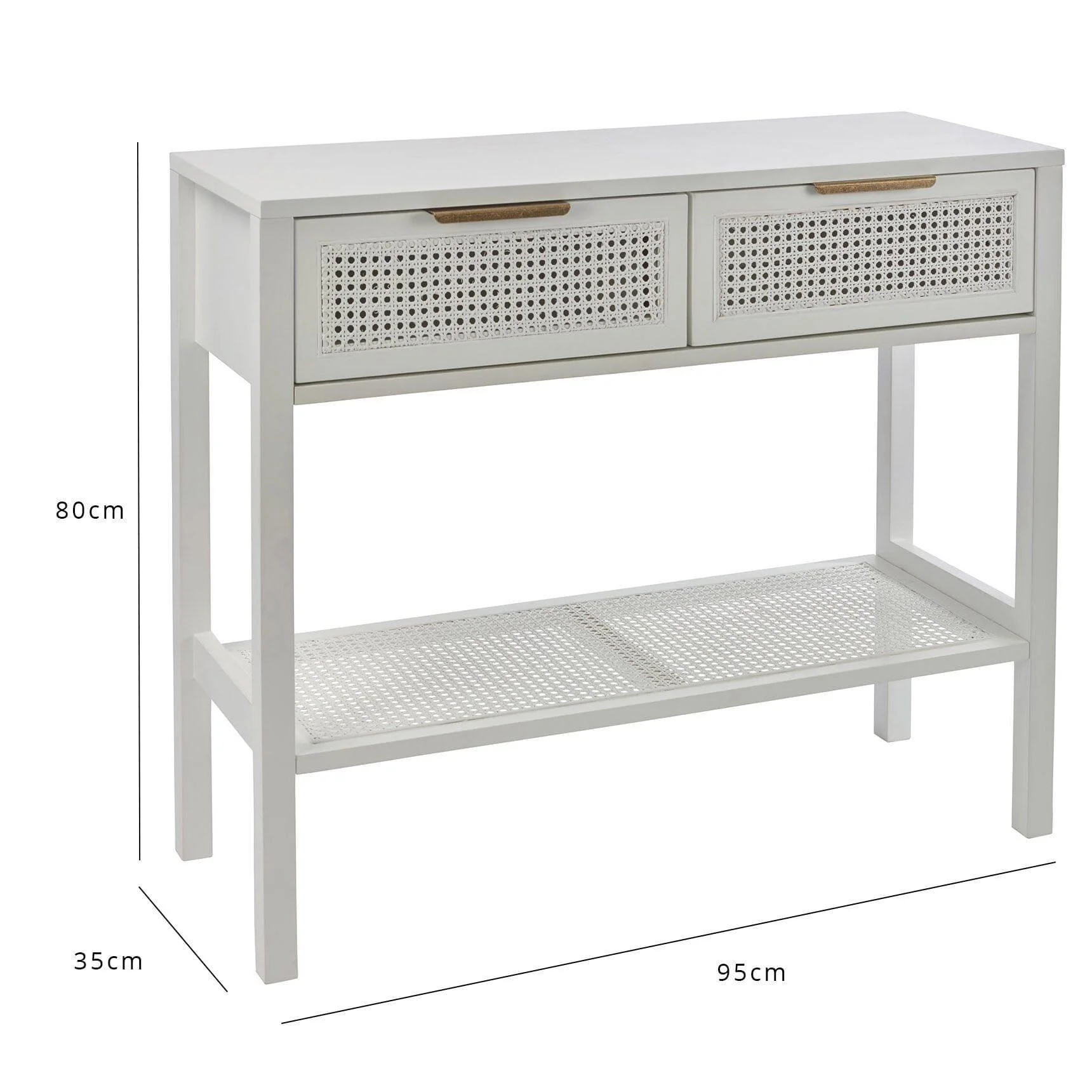 Outlet - Charlie Console Table - White - Image 7