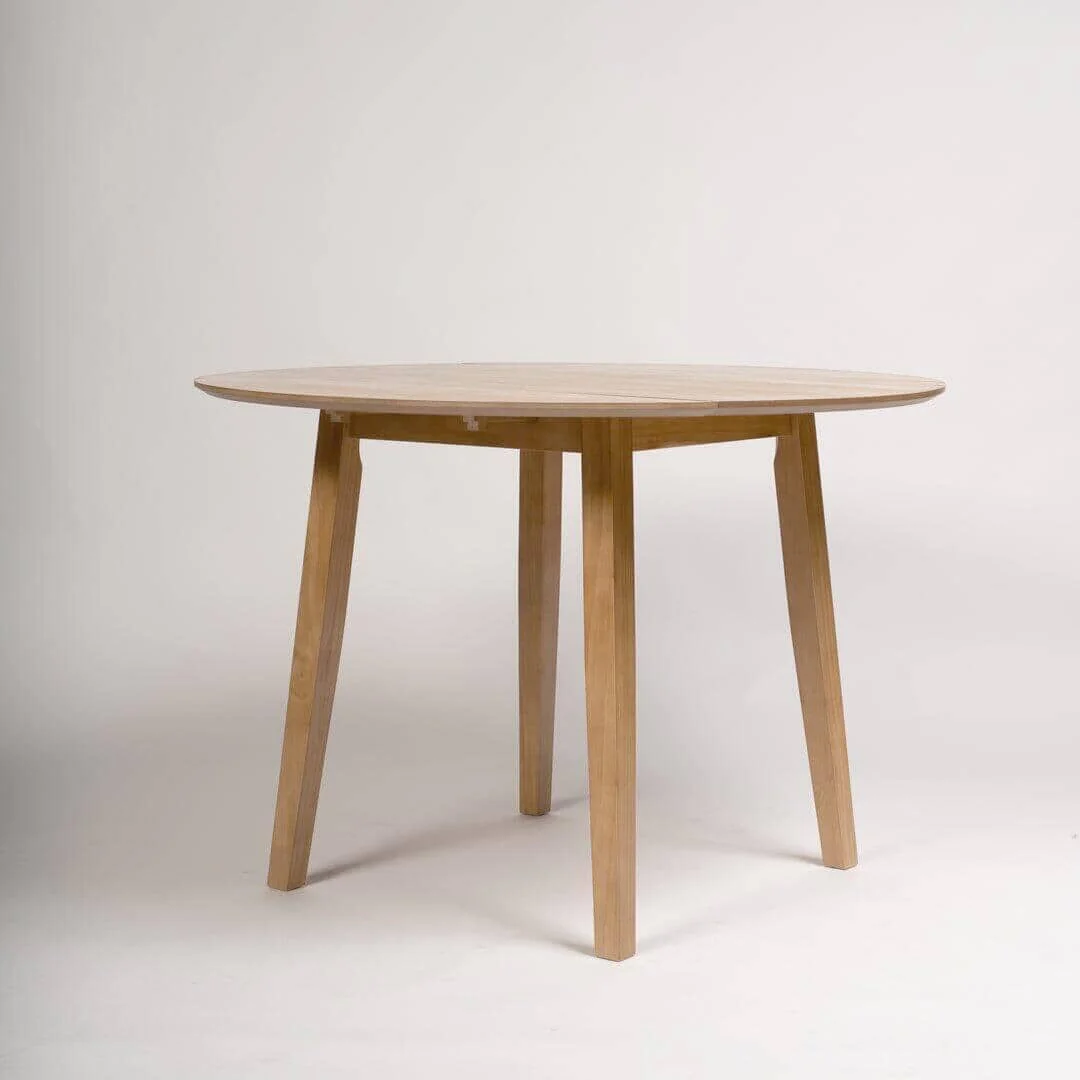 Outlet - Charlie Drop Leaf Dining Table Pale Oak - Image 2