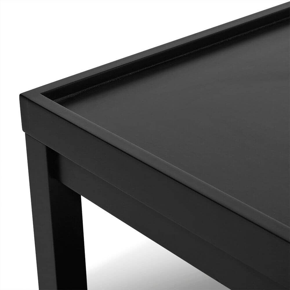 Outlet - Charlie Rectangular Coffee Table In Noir Black - Image 5