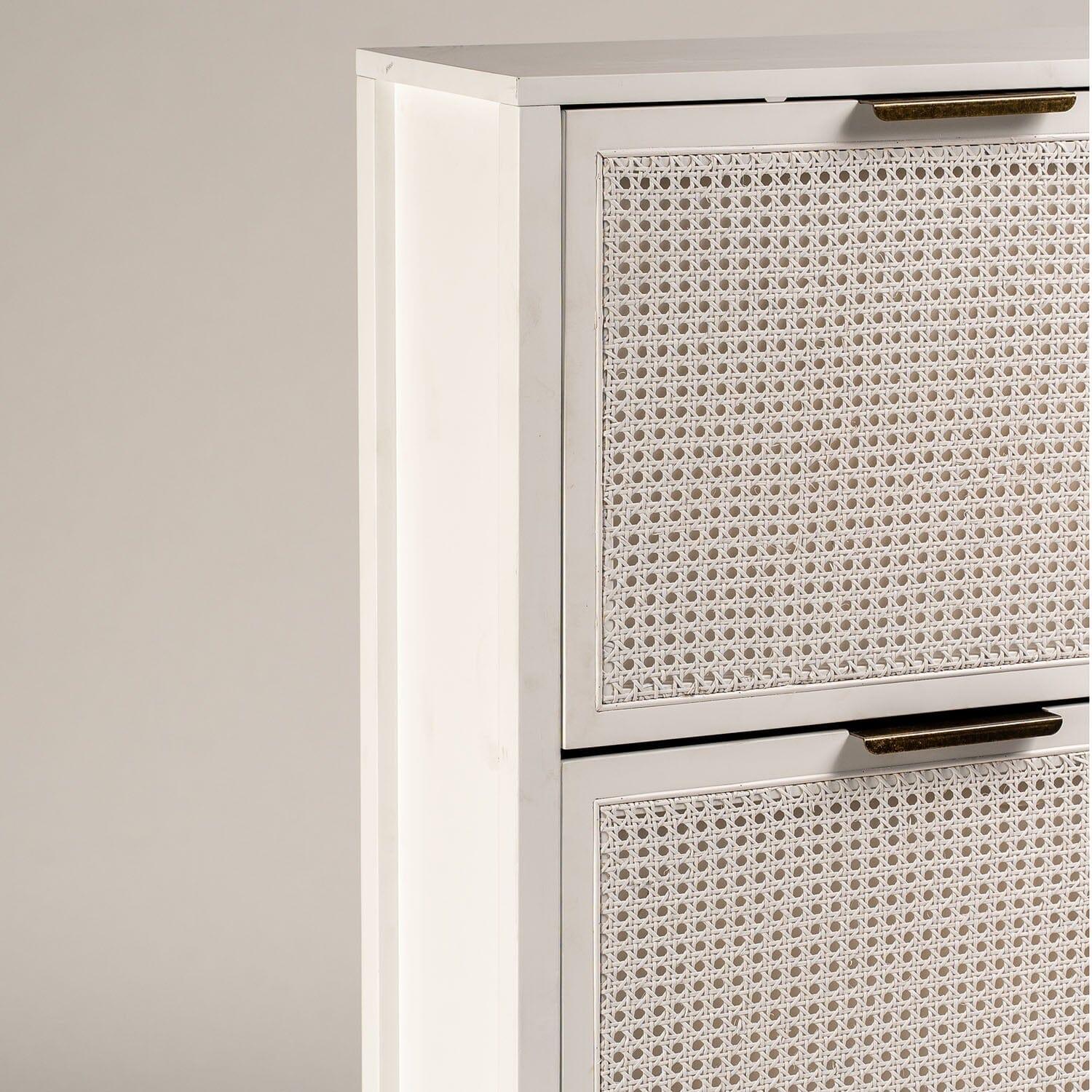 Outlet - Charlie shoe cabinet - 3 door - white - Image 4