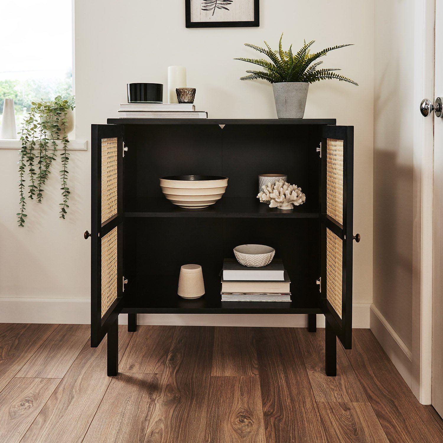 Outlet - Charlie Hallway Cabinet - Black - Image 4