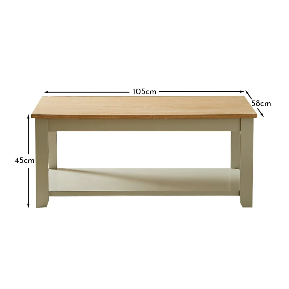 Outlet - Chatsworth Linen Grey Coffee Table - Image 6
