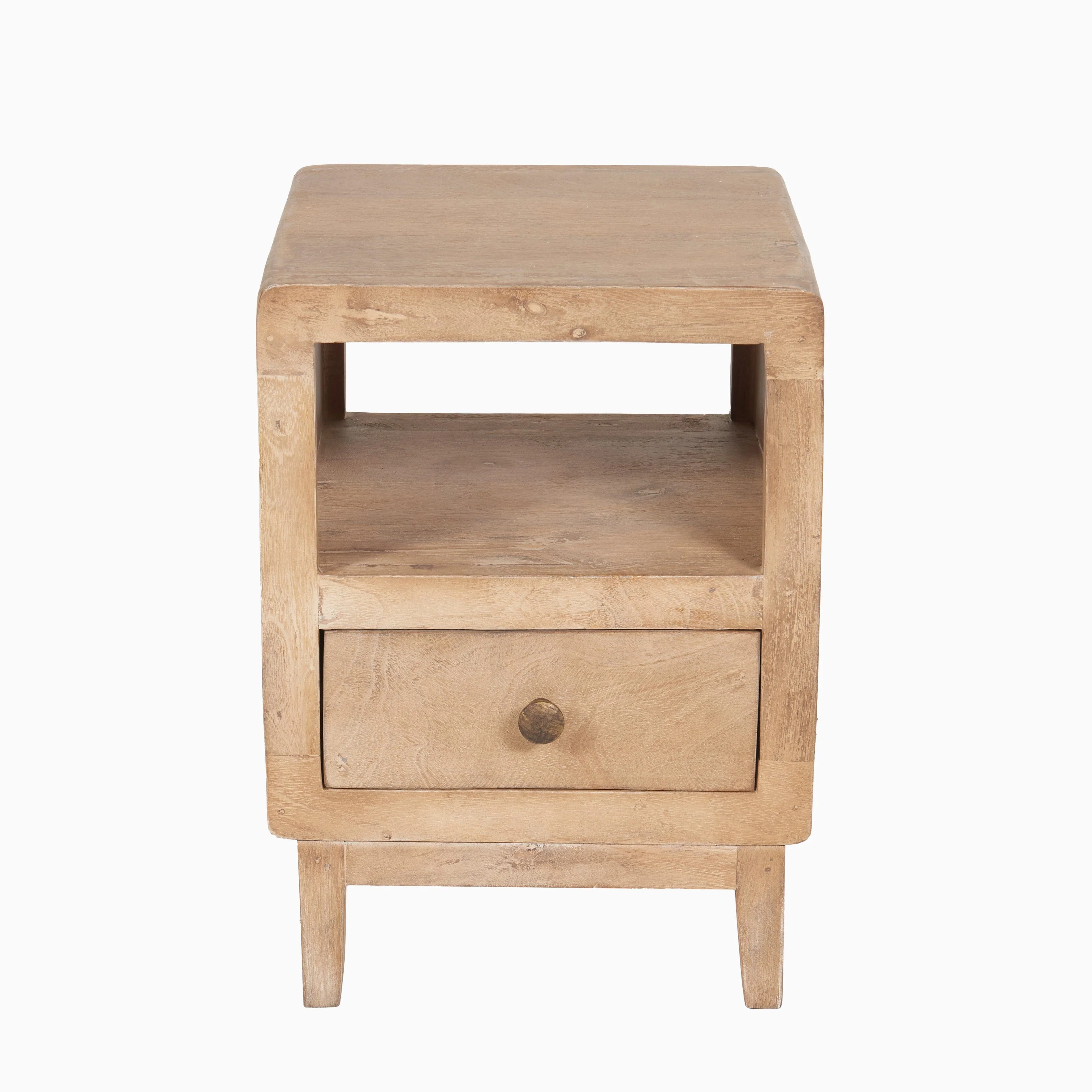 Colton Mango Wood Bedside Table - Set of 2 - Image 6