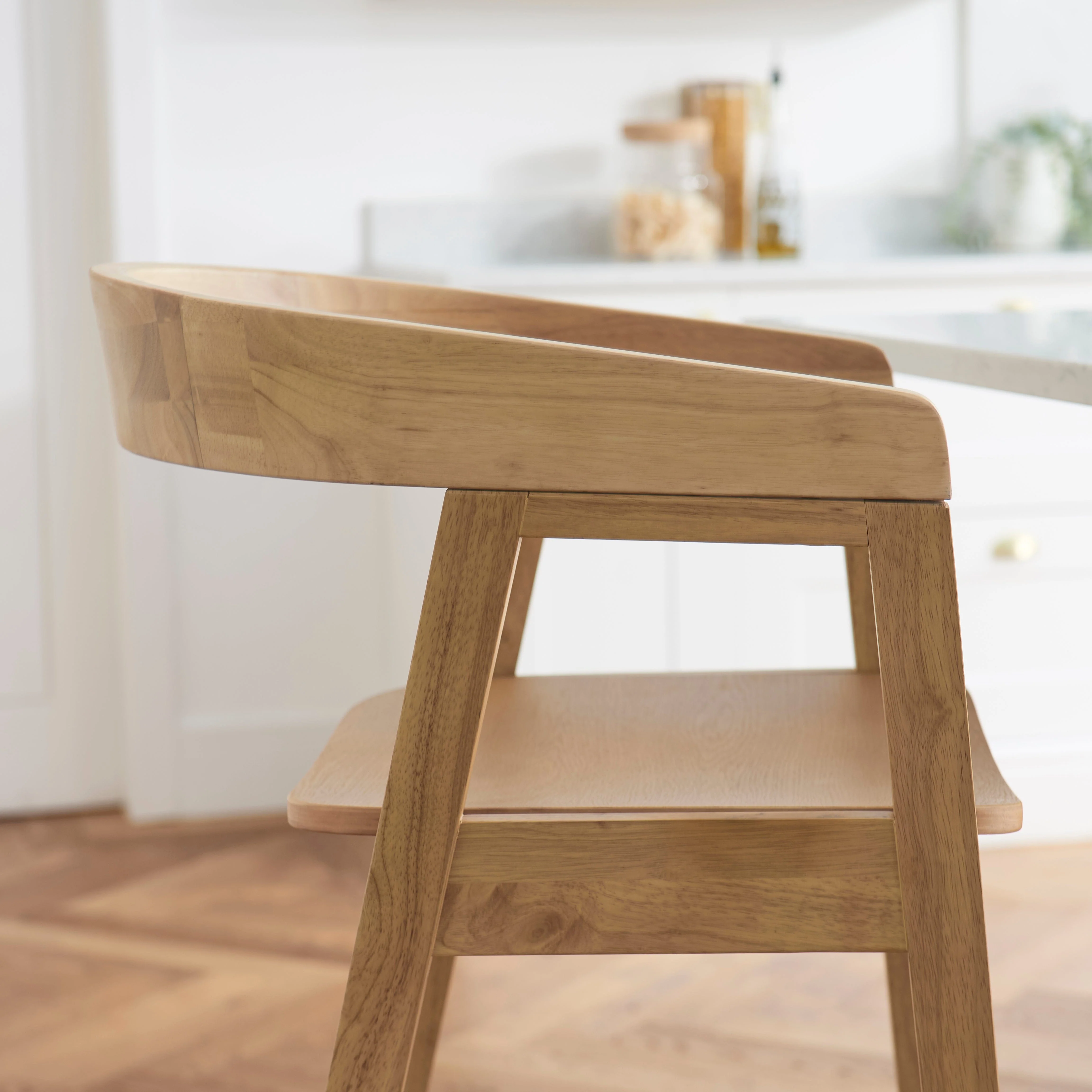 Outlet - Ella Pale Oak Bar Stool - Image 4