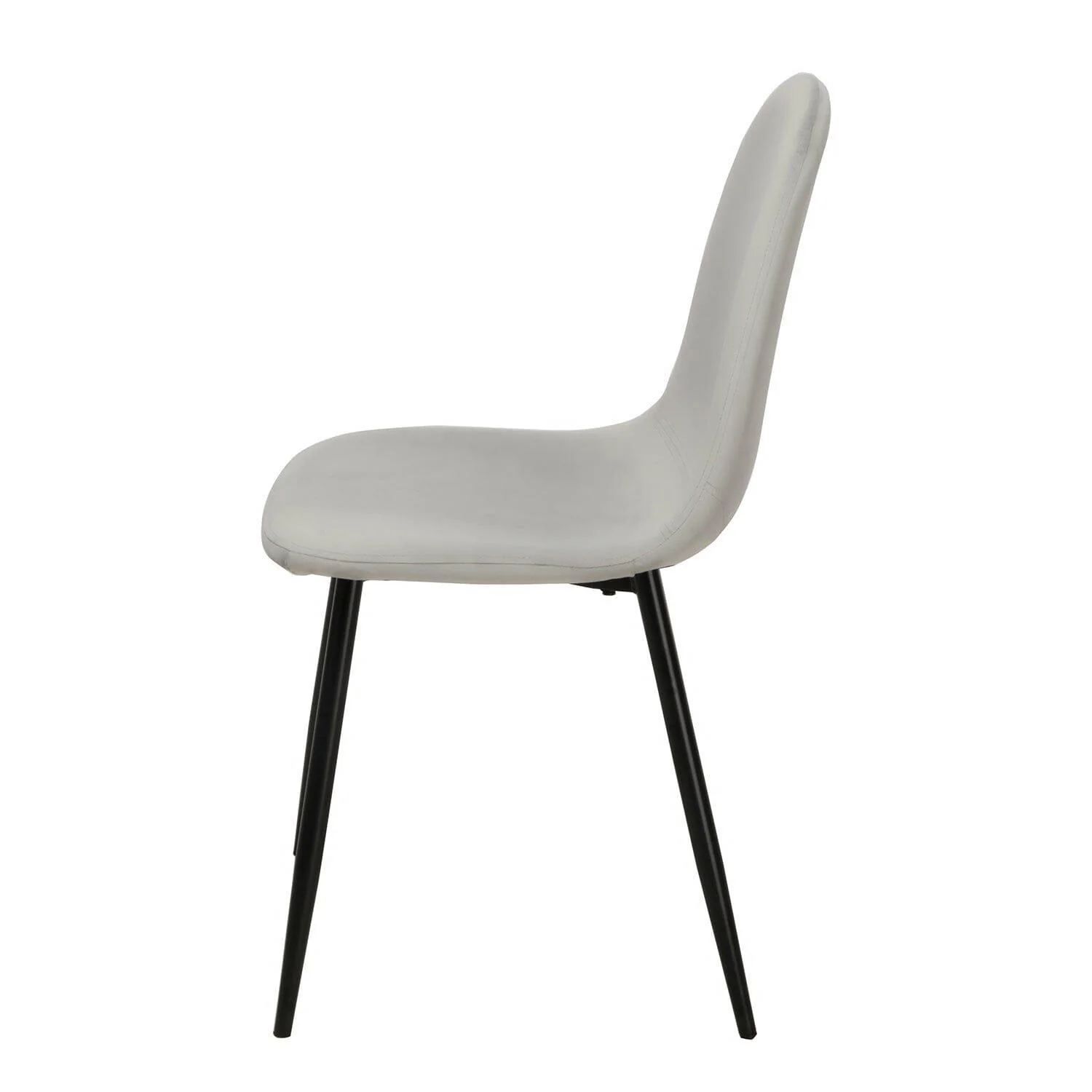 Outlet - Ellis Dining Chairs - Set of 2 - Grey & Black - Image 4