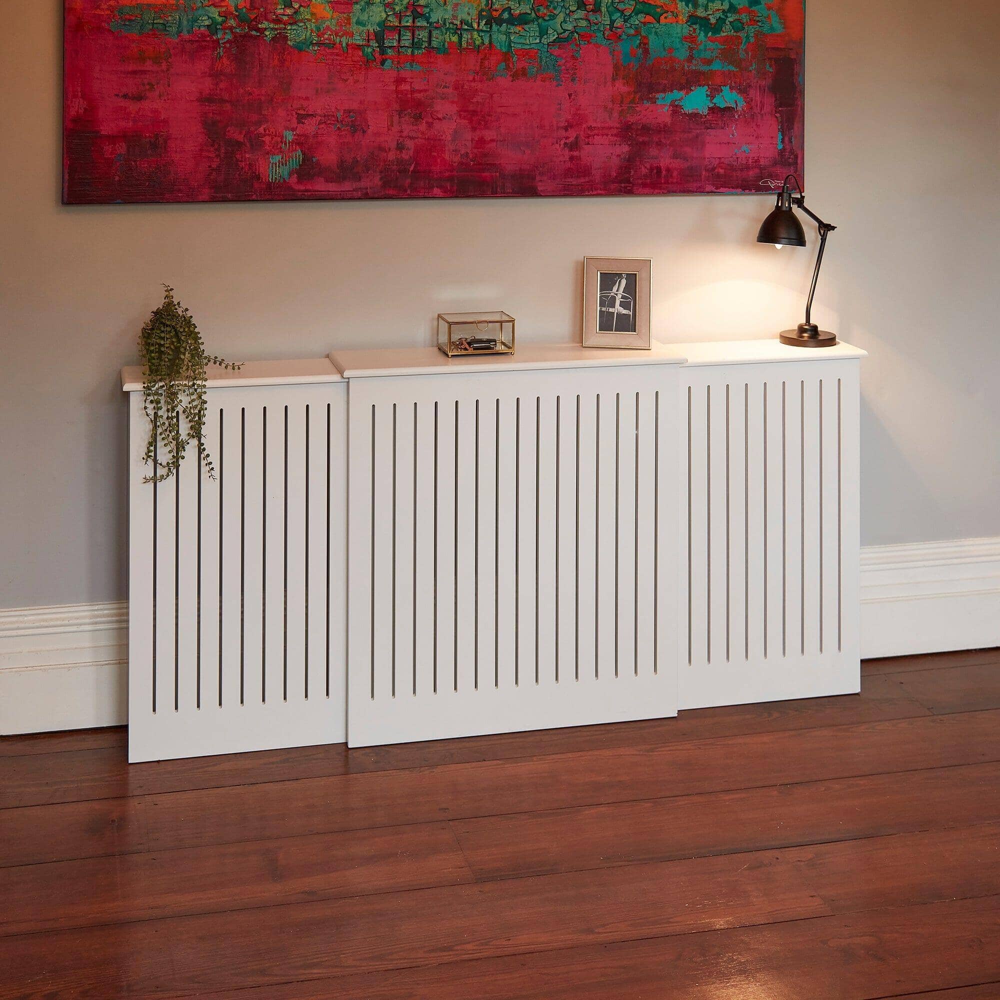 Outlet - Elspeth Extending Radiator Cover In Snow White - Image 3