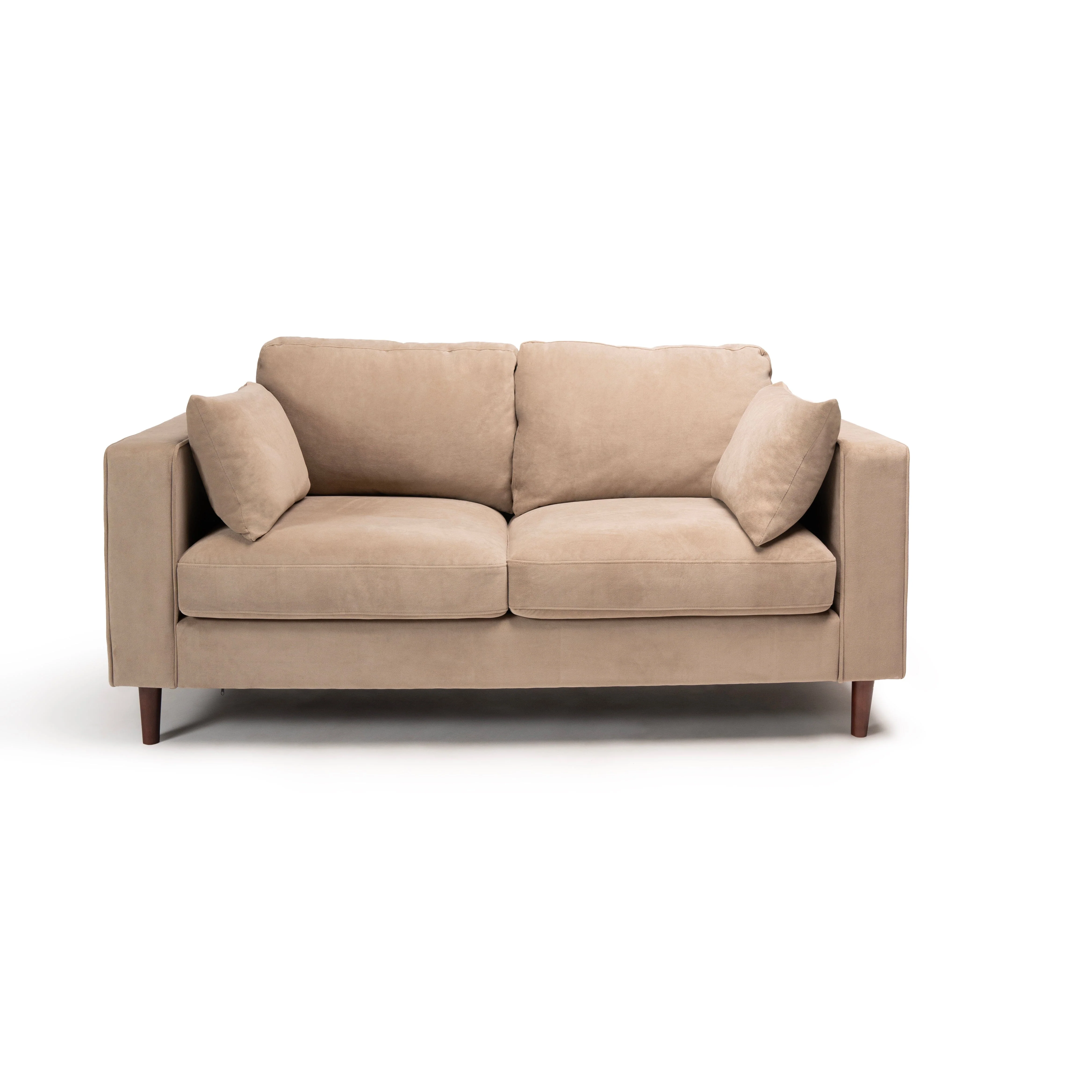 Emily 2 Seater Sofa - Driftwood with Dark Oak Legs - Image 8