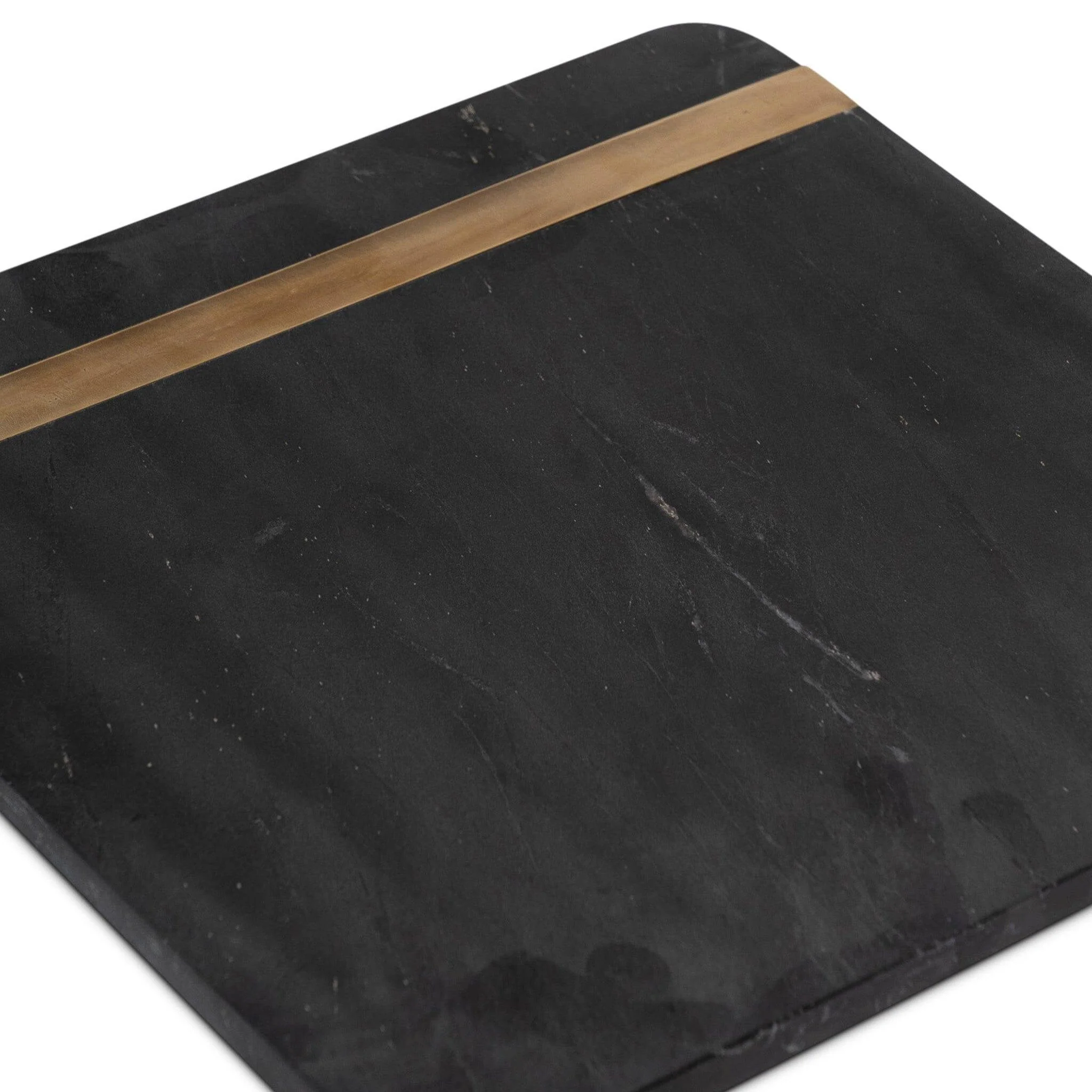 Outlet - Grazeley Black Marble Serving Board - 36X36cm - Image 3