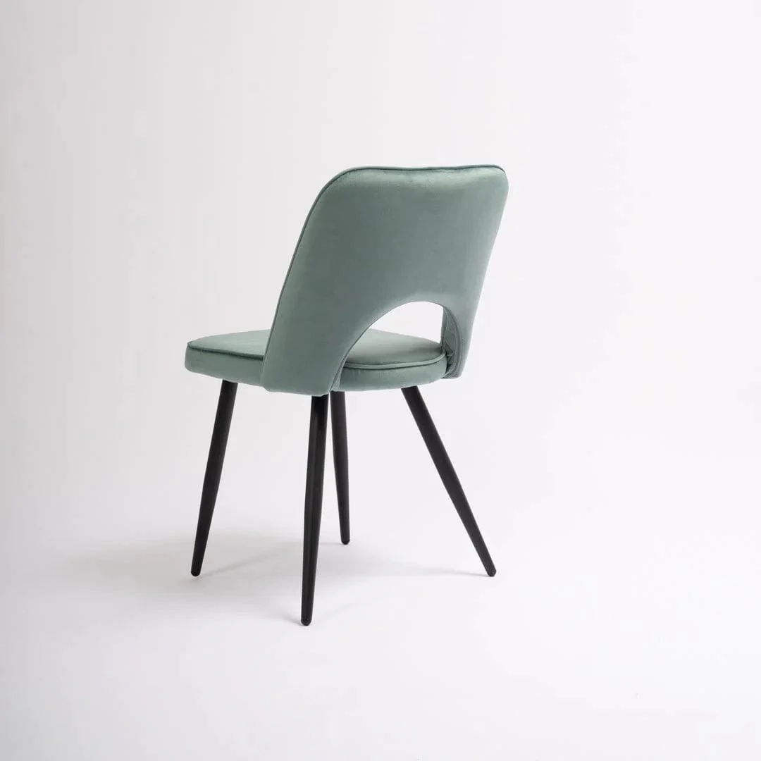 Outlet - Hope Dining Chair - Set Of 2 - Green - Image 3