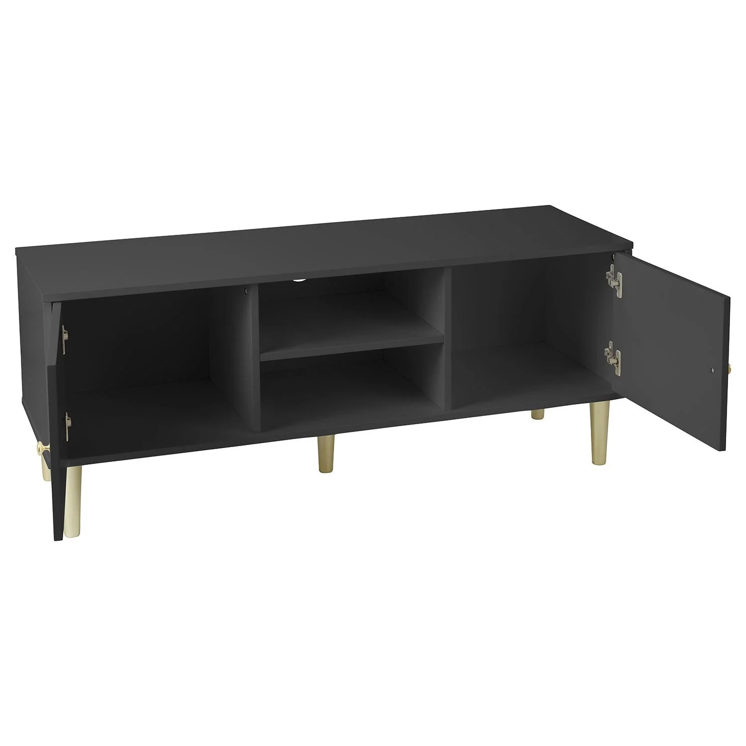 Outlet - Iliana TV Unit - Charcoal Grey - Image 6