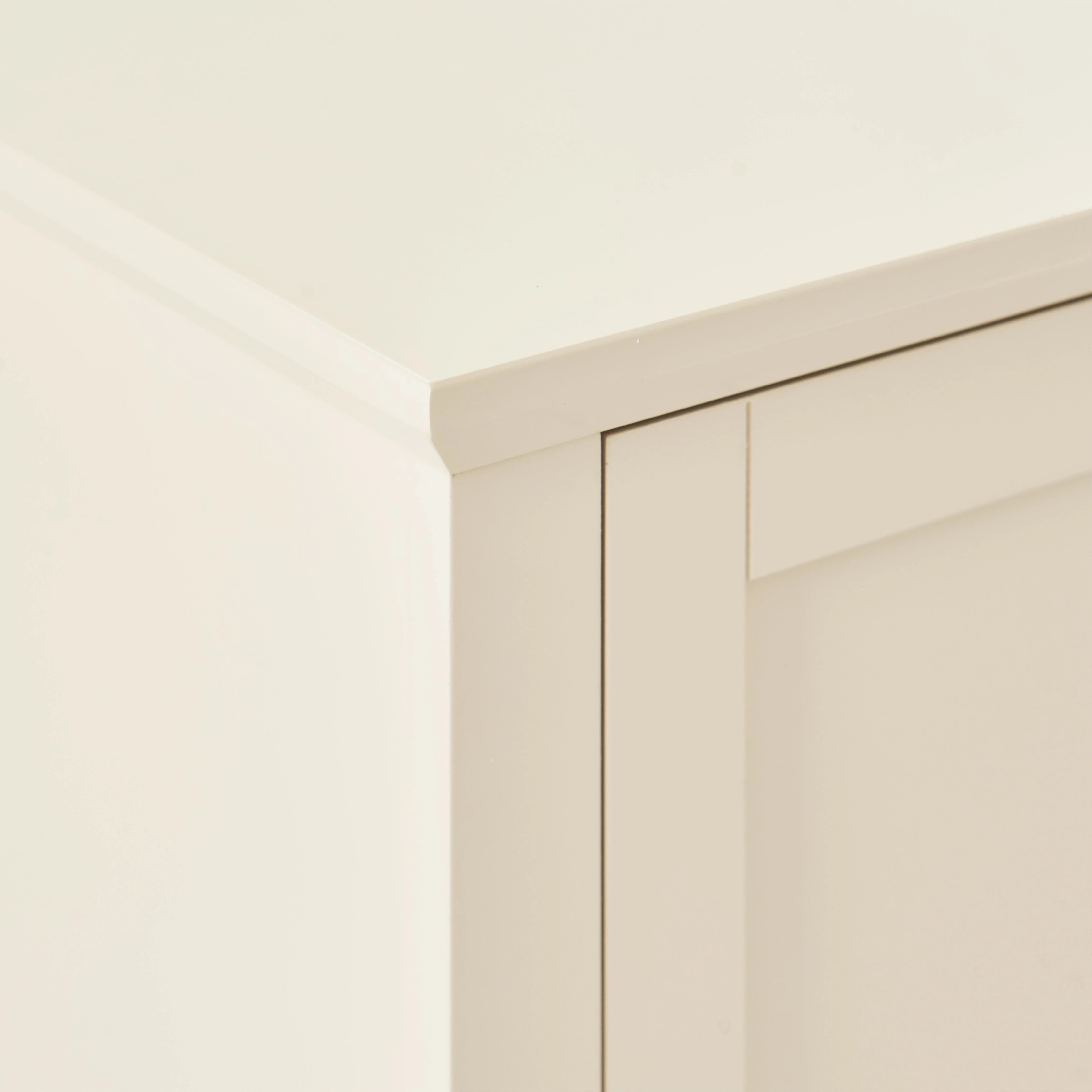 Ines 2 Door Sideboard - Taupe & Gold legs - Image 5