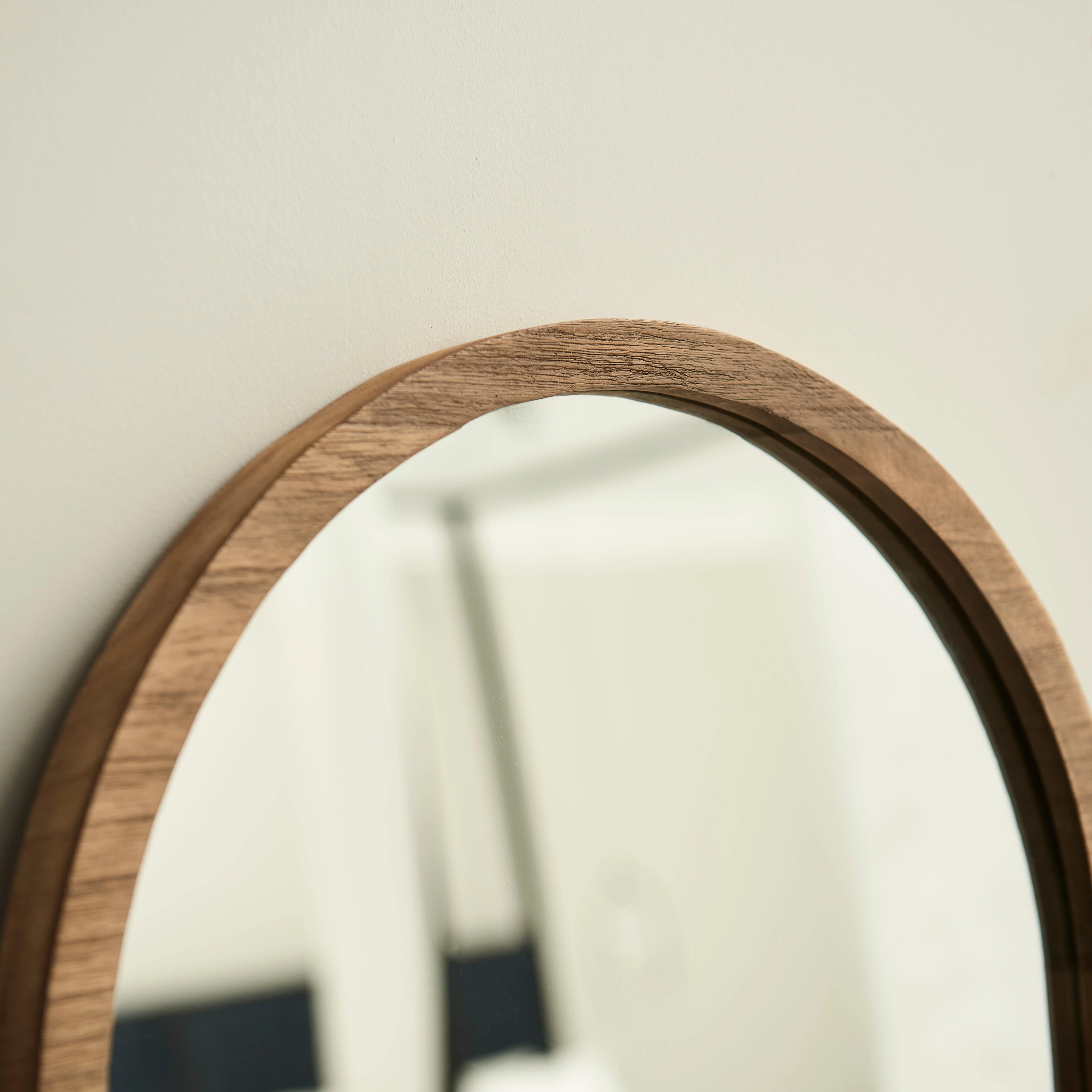 Ingham 140x40cm Wooden Arch Mirror - Natural - Image 7