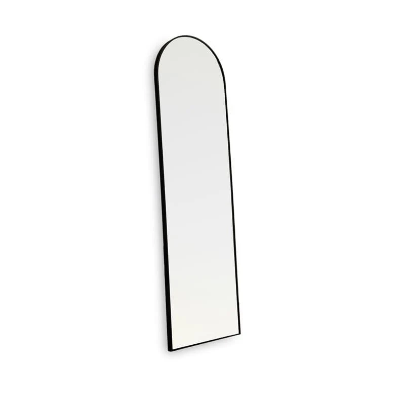 Outlet - Ingham 170x50cm Full Length Arch Mirror - Black - Image 6
