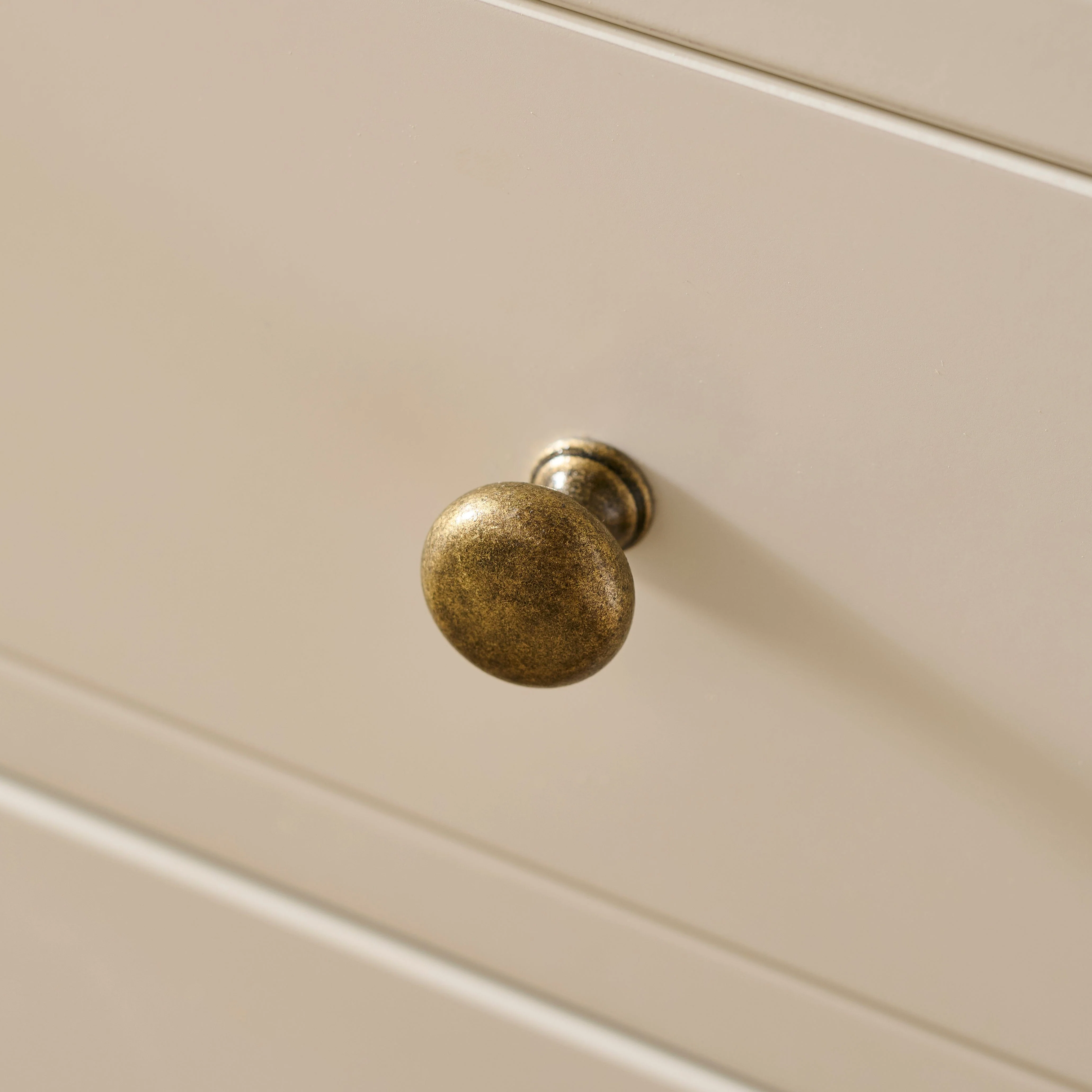 Outlet - Ivy 2 Drawer Bedside Table - Ivory White - Image 5