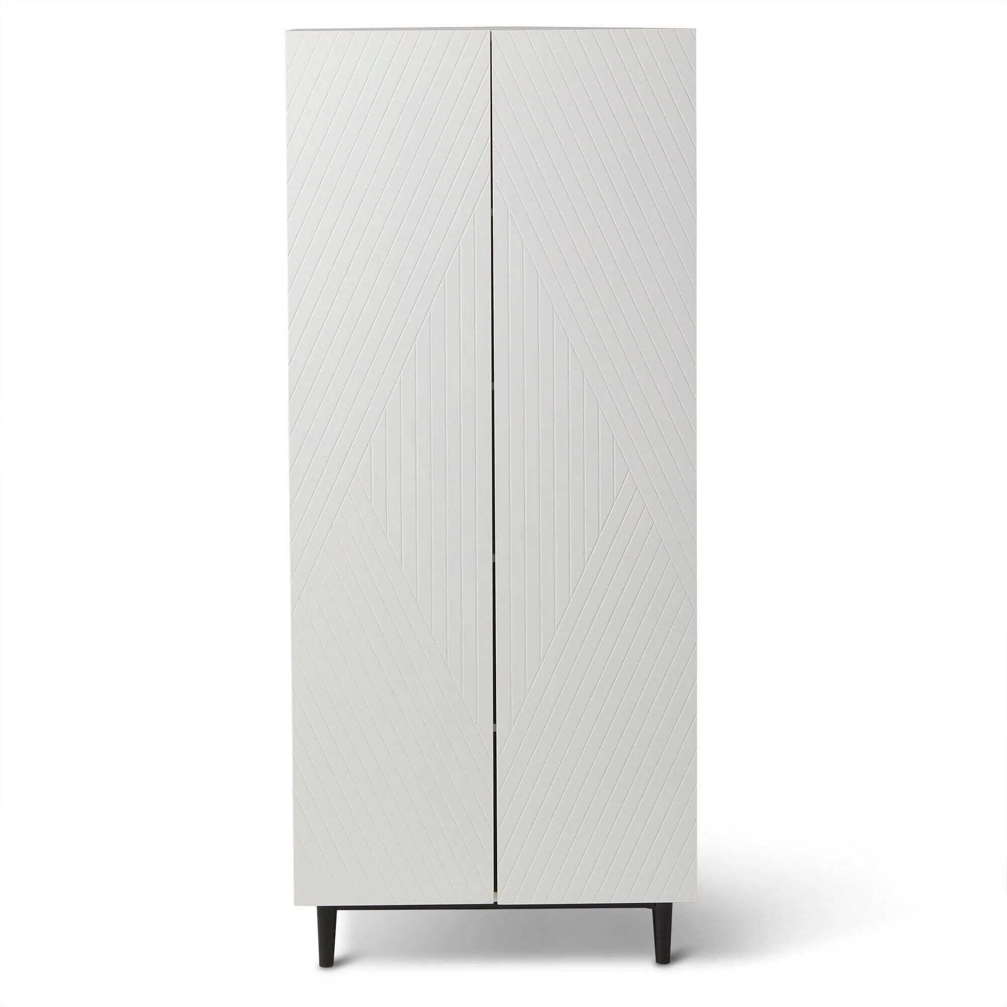 Outlet - Jack Shoe Cabinet - Geometric - White - Image 8