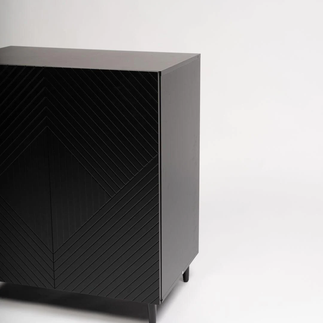 Outlet - Jack 2 Door Sideboard - Noir Black - Image 5