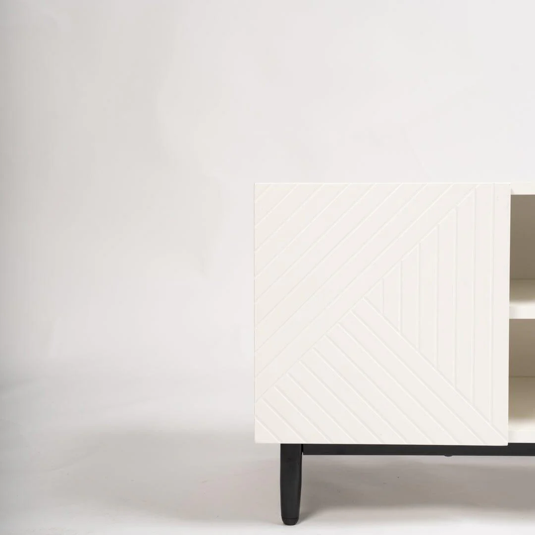 Outlet - Jack TV unit - geometric - white - Image 10