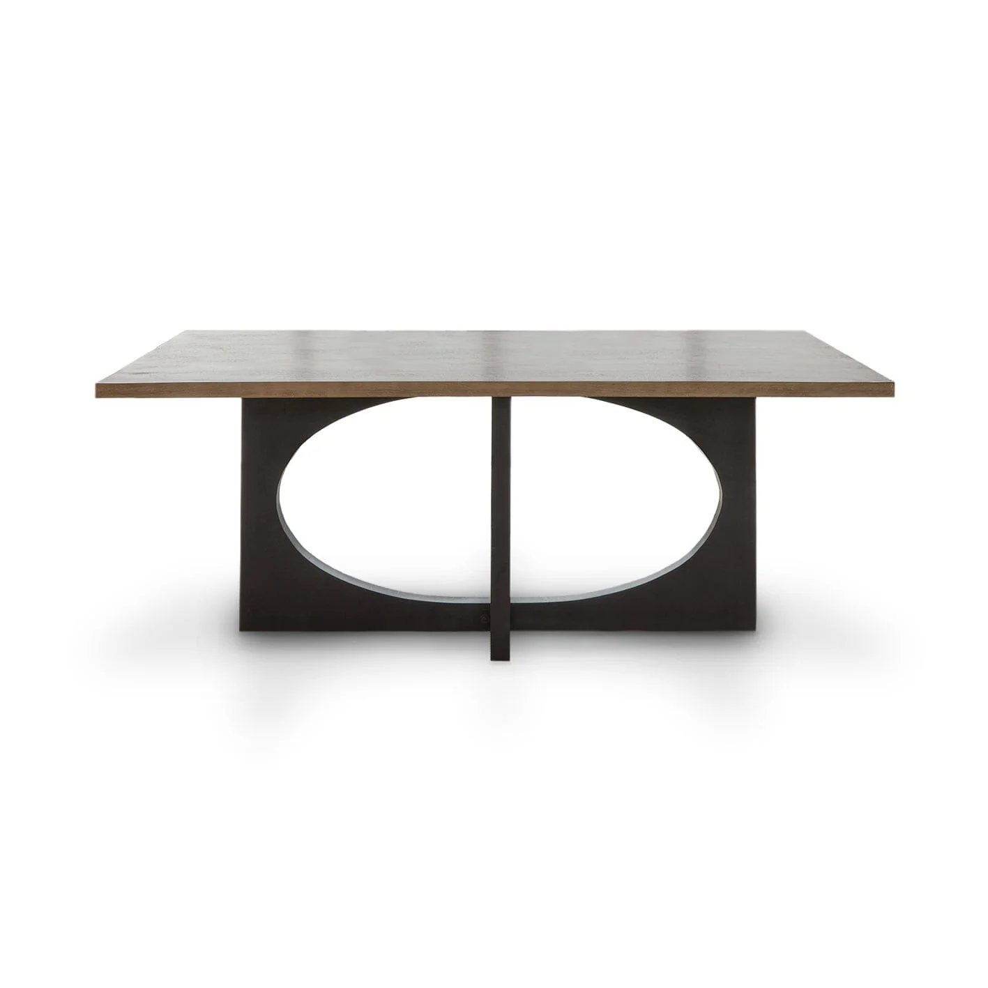 Jade Mango Wood Dining Table - Rectangular - Black Legs - Image 7