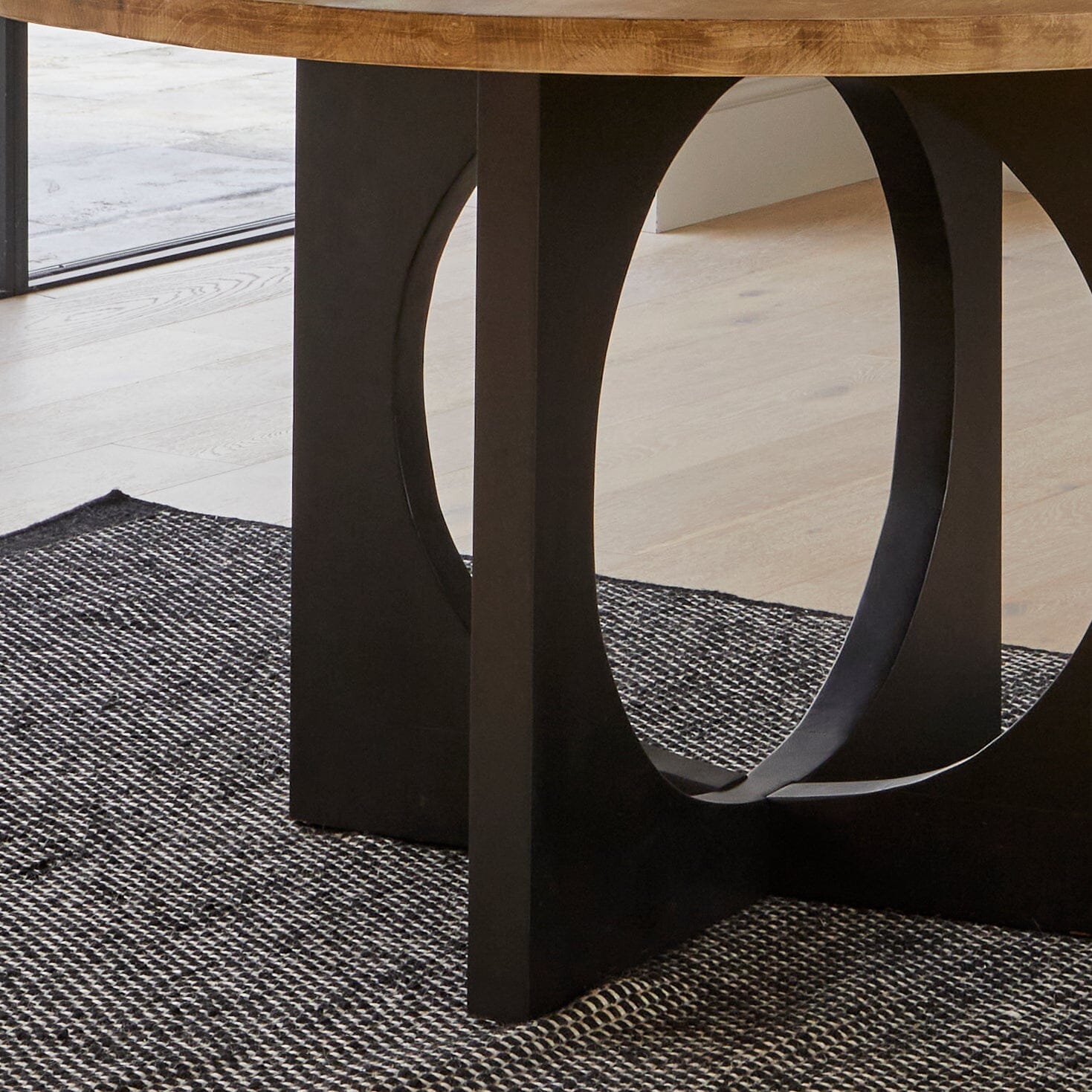 Jade Mango Wood Round Dining Table - Image 3