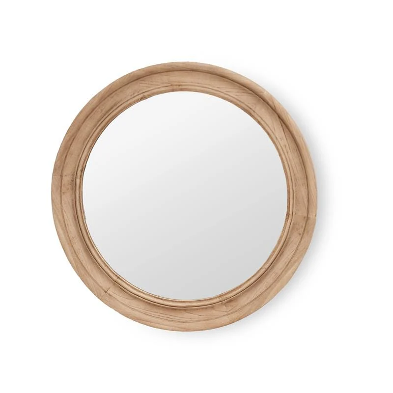 Langton 75cm Wooden Mirror - Natural - Image 8