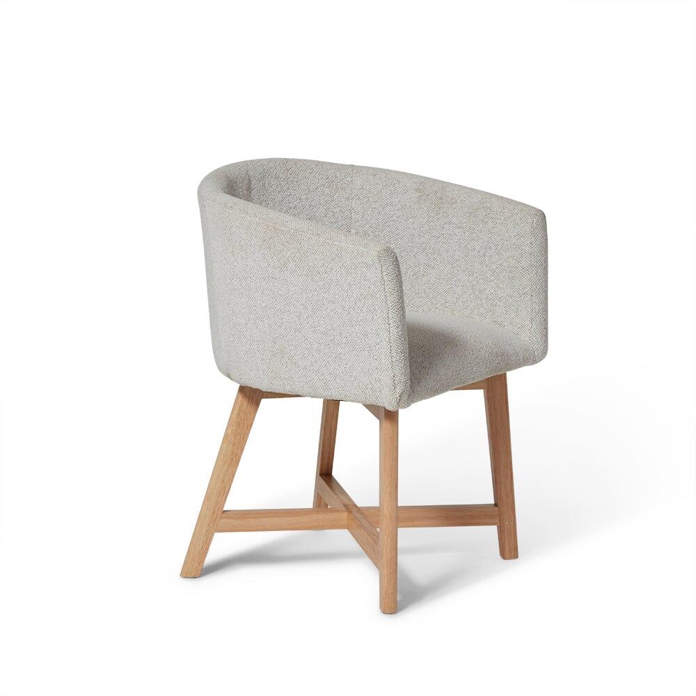 Magnus Dove Grey Dining Chairs - Set of 2 - Pale Oak Legs - Image 10