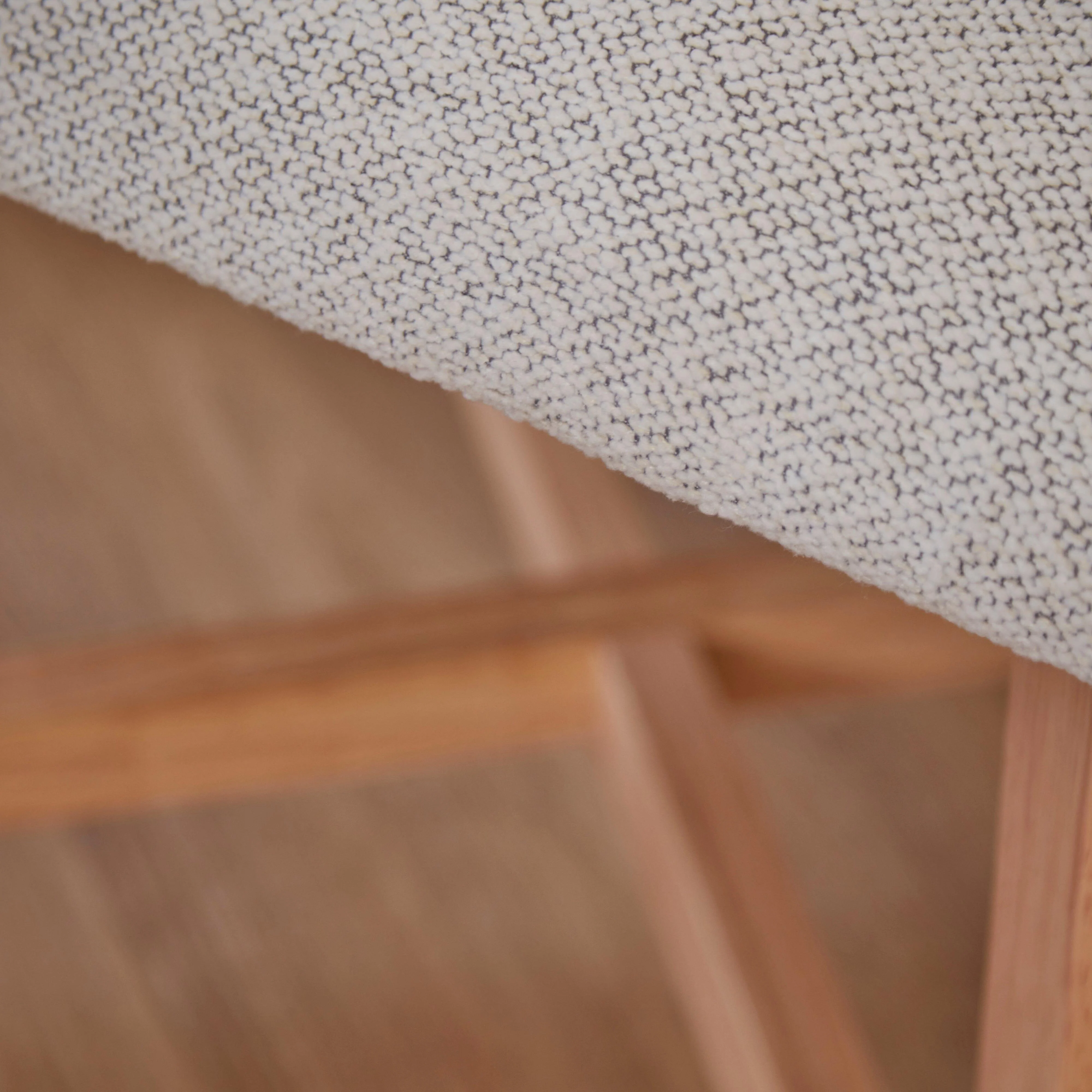 Outlet - Magnus Dove Grey Dining Chair - Oak Legs - Image 5