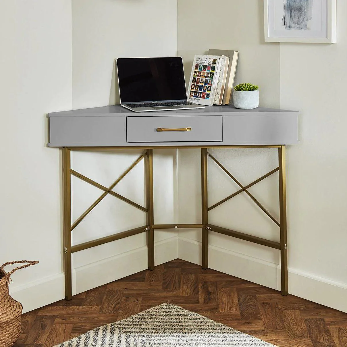 Outlet – Marie corner desk - grey