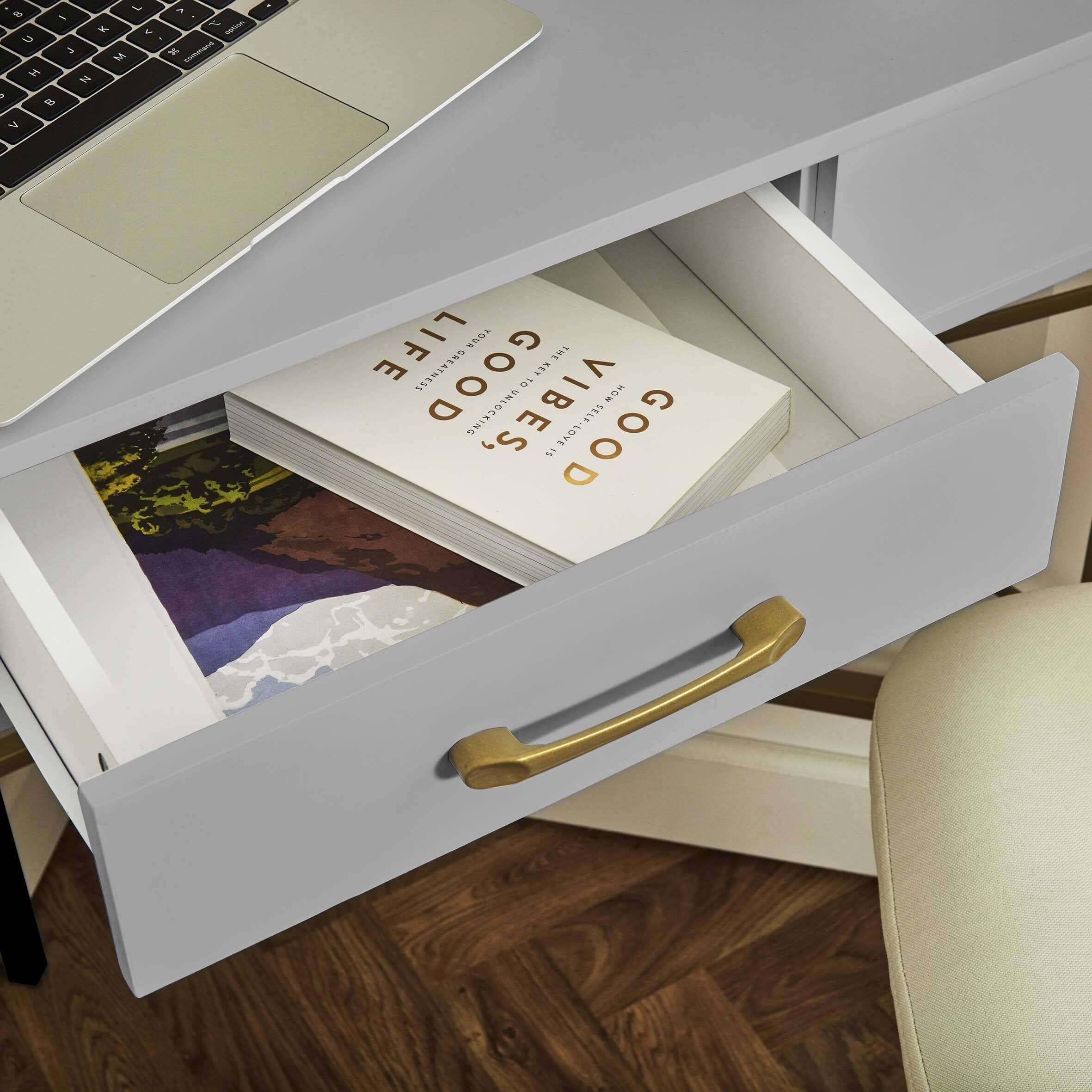 Outlet – Marie corner desk - grey - Image 5