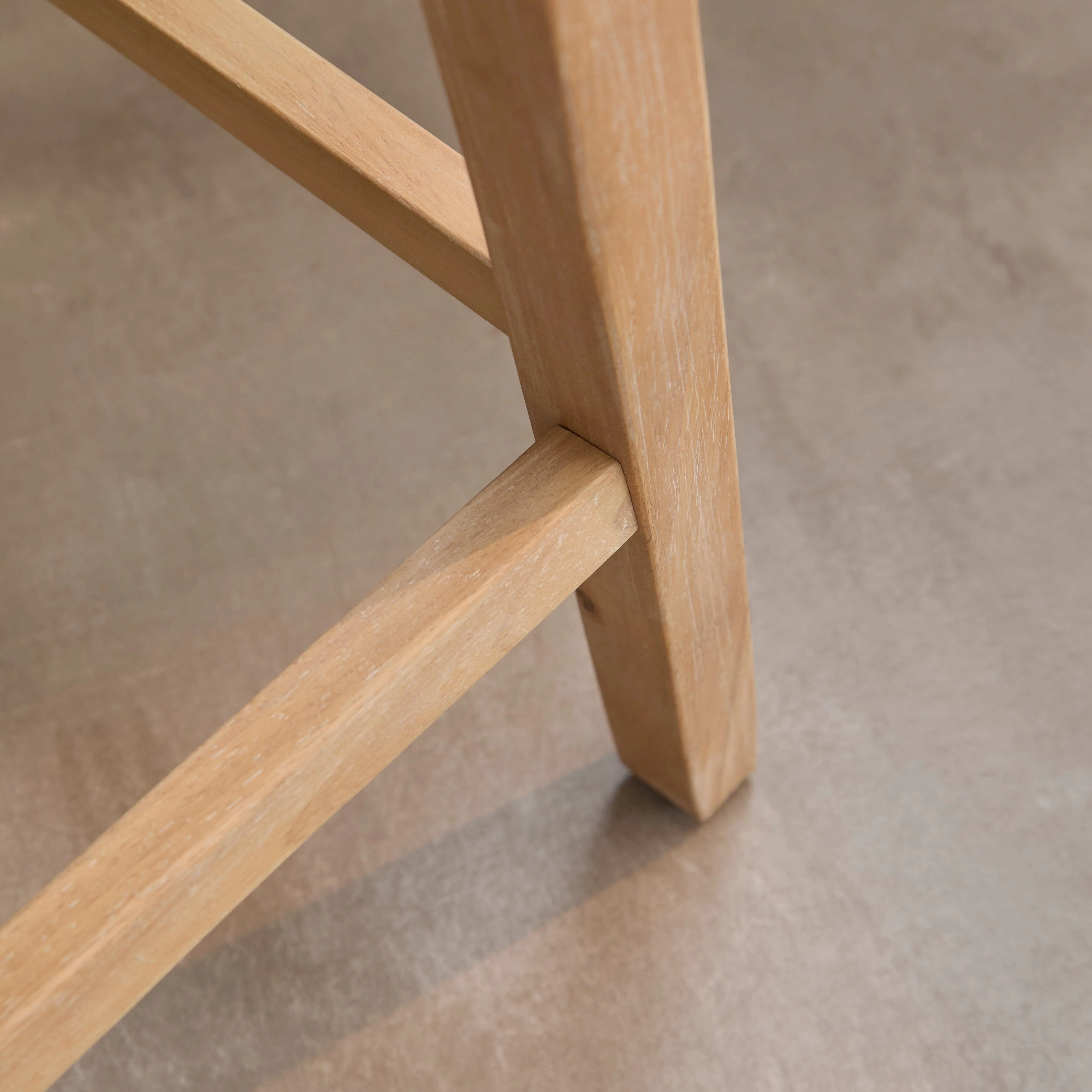 Outlet - Nolan Fawn Linen Bar Stool - Whitewash Oak Legs - Image 5