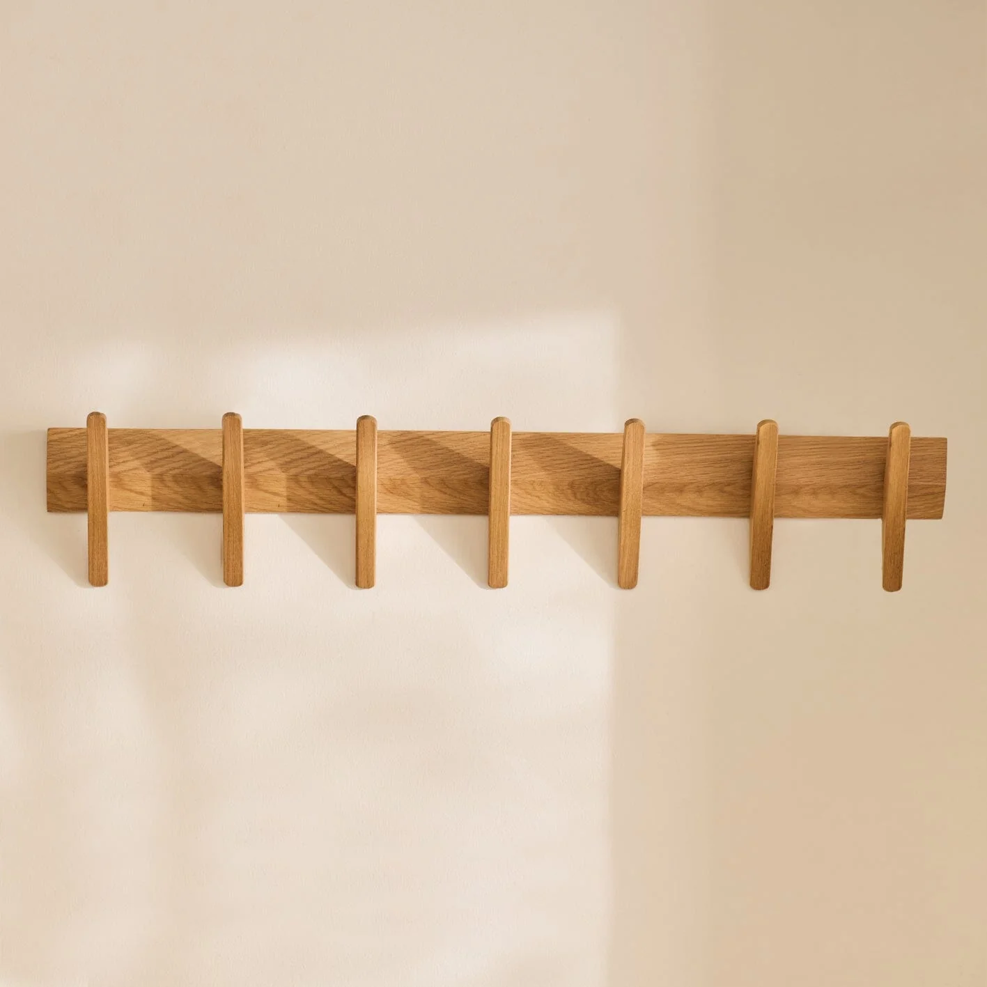 Roe Large Pale Oak Coat Rack - Image 2