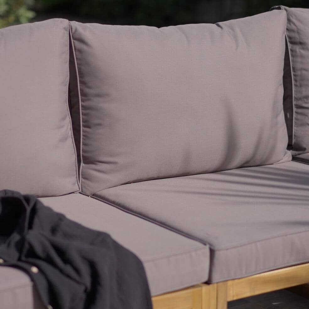 Outlet - Rowan Wooden Garden Armchair - Grey - Image 3