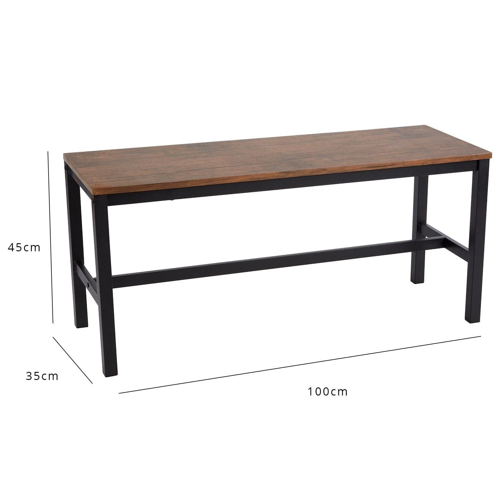 Outlet - Sheffield dining bench - industrial - Image 4