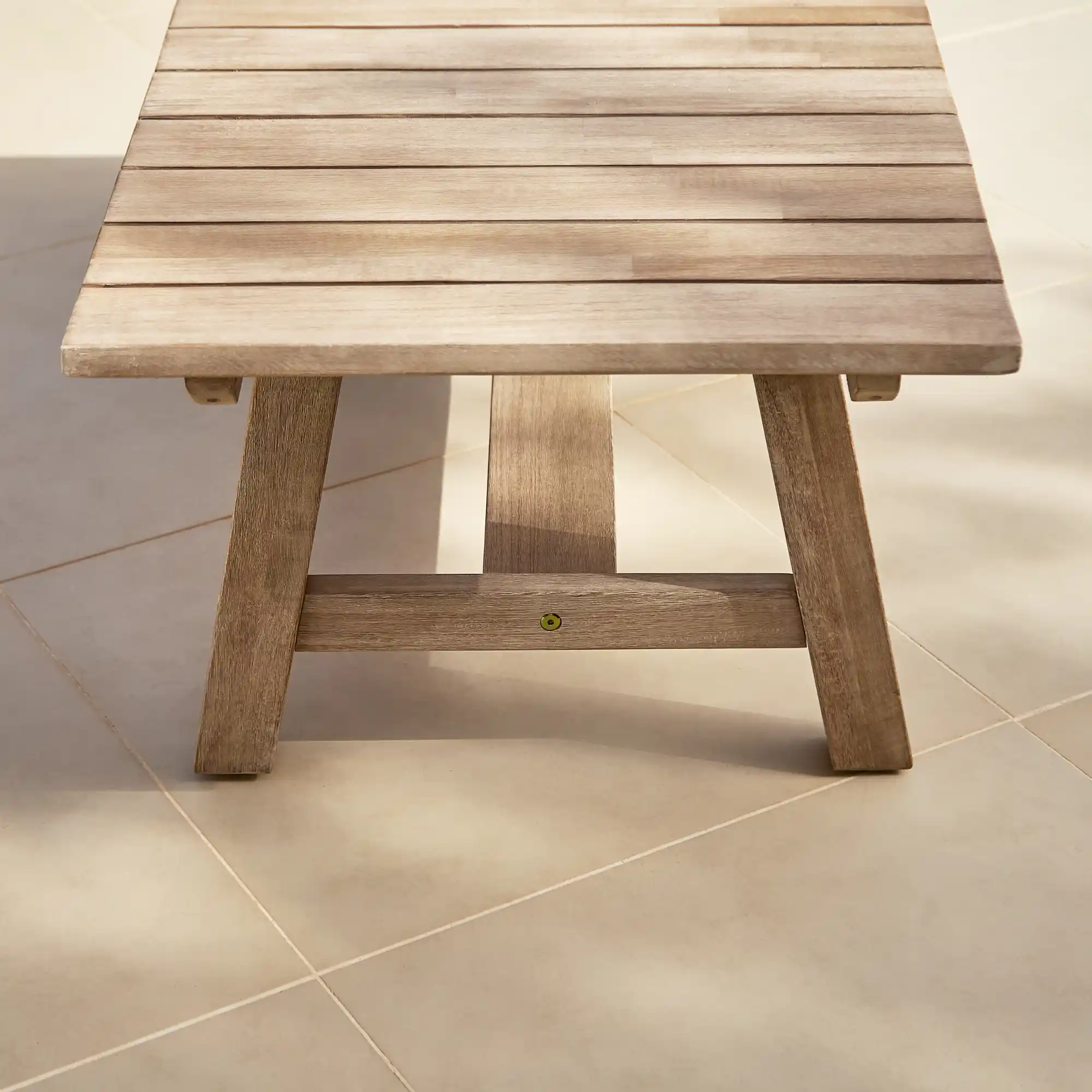Shiro Wooden Garden Coffee Table - 120cm - Image 8