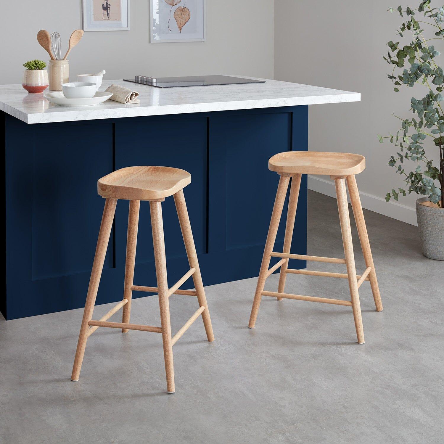Outlet - Silvester Bar Stool - Classic Oak - Image 4