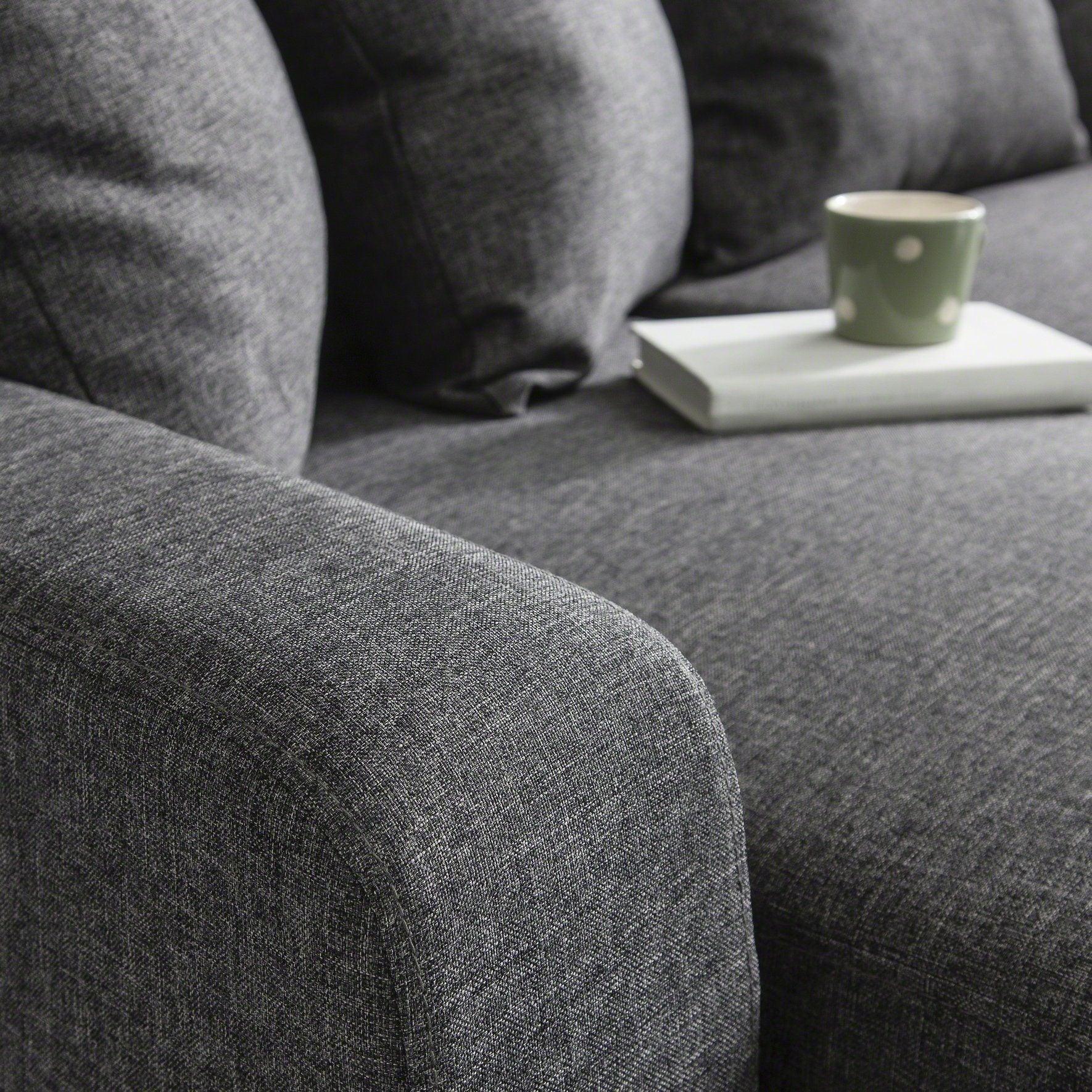 Outlet - Tracy Corner Sofa - Grey Linen - Image 5