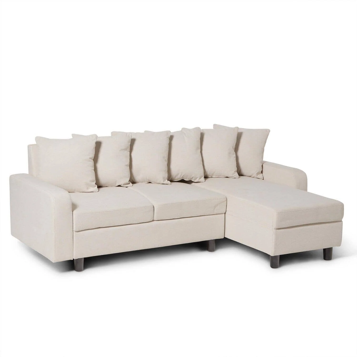 Outlet - Tracy Corner Sofa - Oatmeal Linen - Image 3