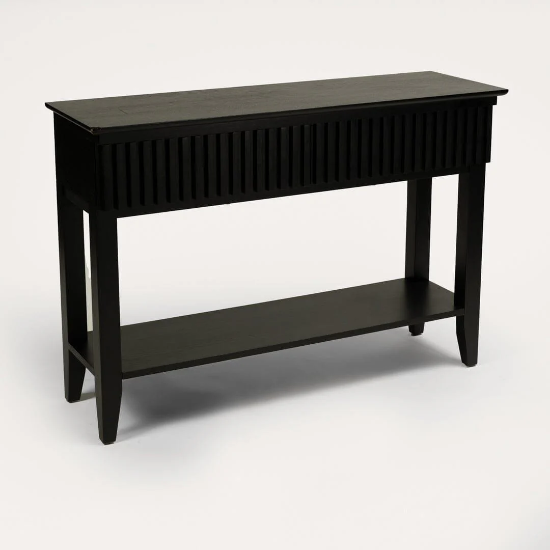 Outlet - Willow Console Table Stained Black - Image 5